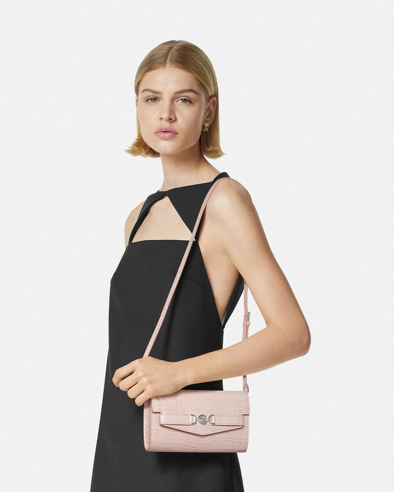 Croc-Effect Medusa '95 Crossbody Bag 4