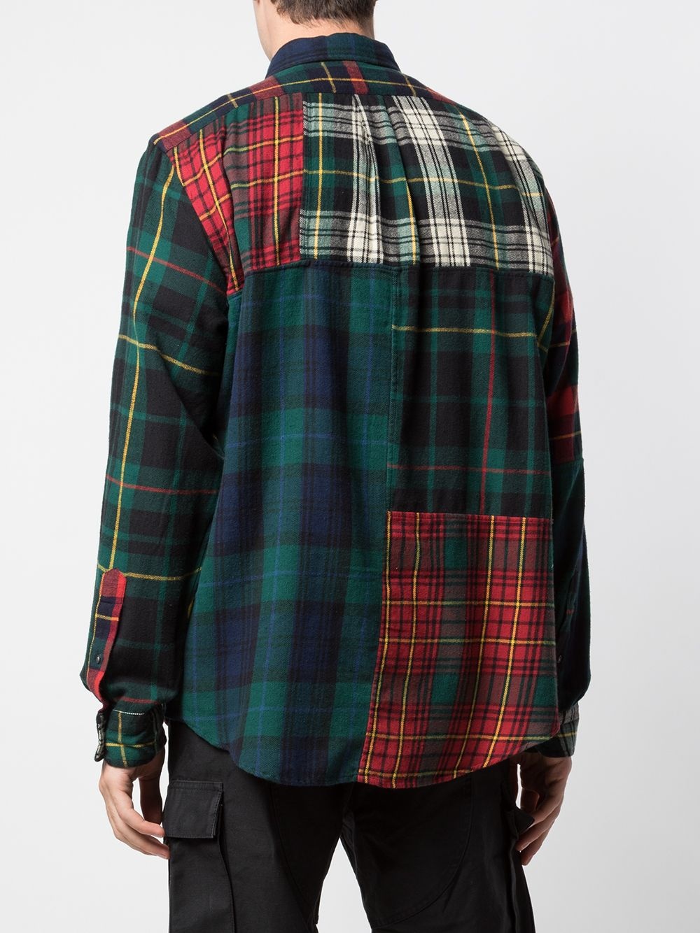 x Ralph Lauren Pieced Flannel B.D. Shirt - 4