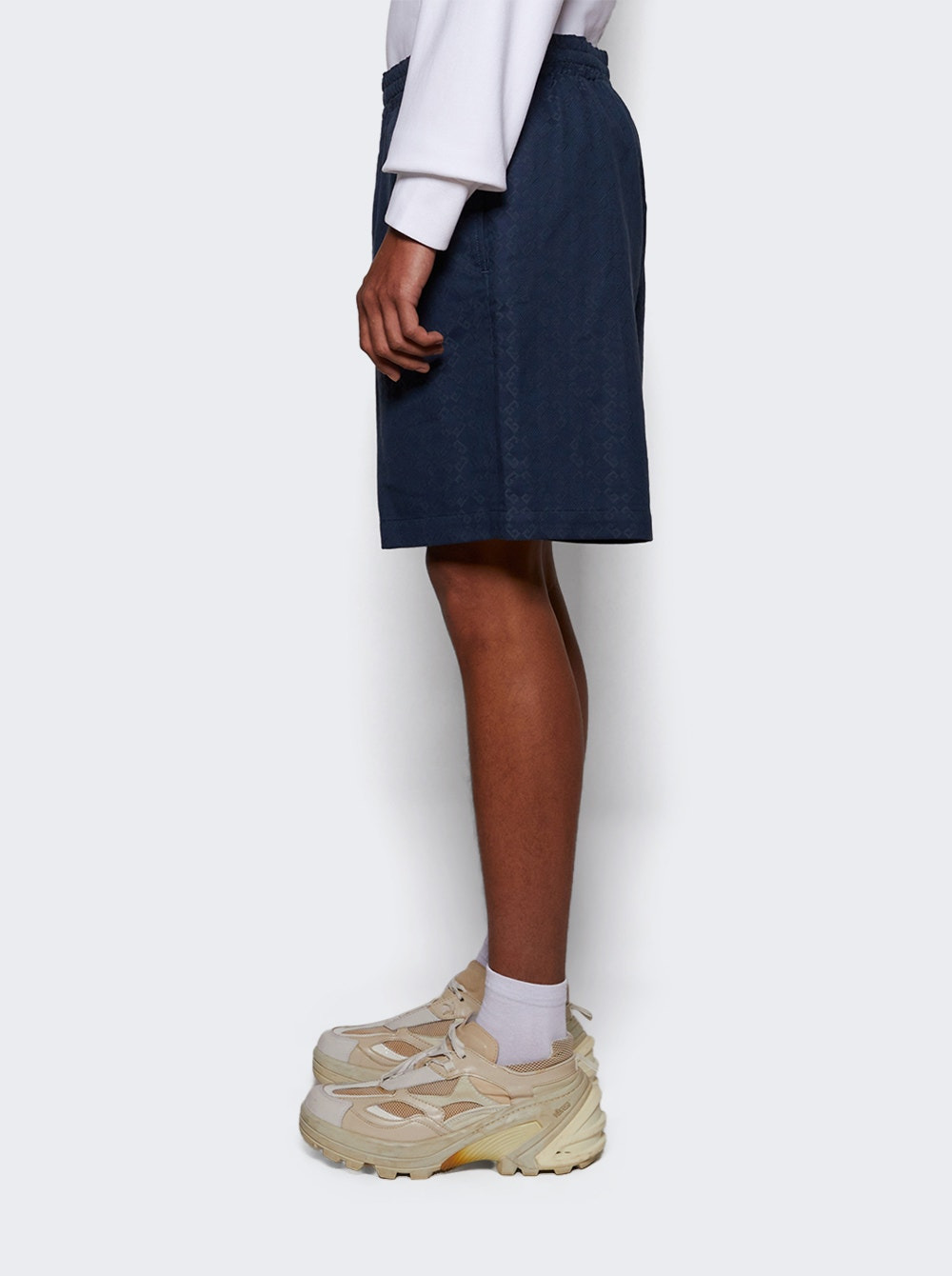 Monogram Short Grey And Blue - 3