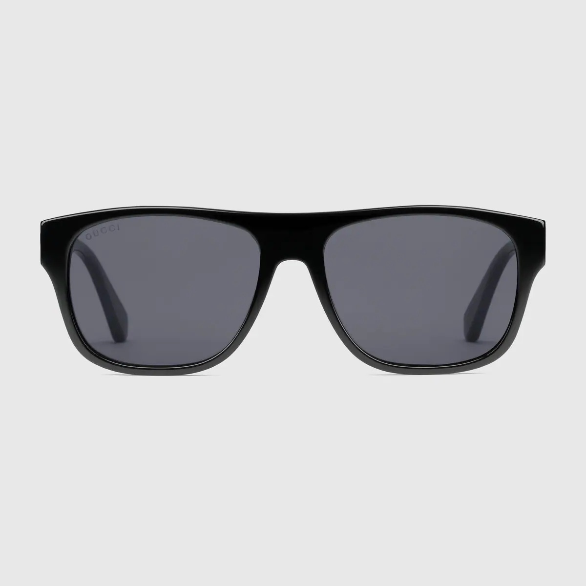 Rectangular-frame acetate sunglasses - 1