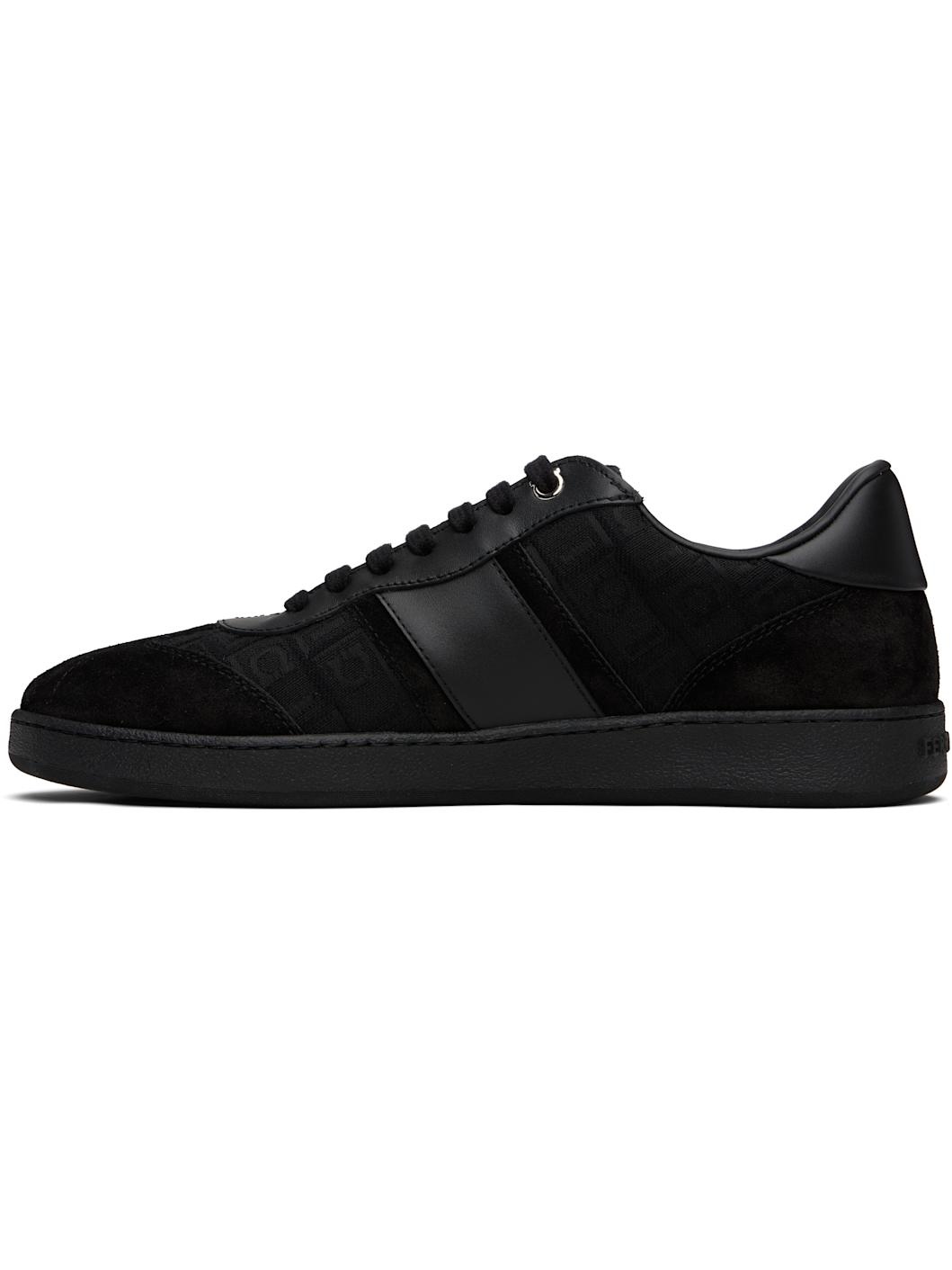 Black Signature Low-Top Sneakers - 3