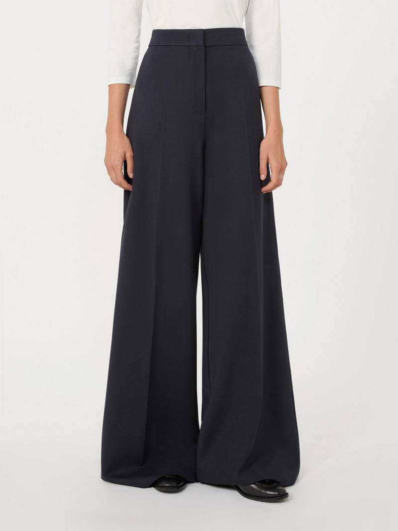 TAVERNA Compact jersey trousers - ULTRAMARINE 3