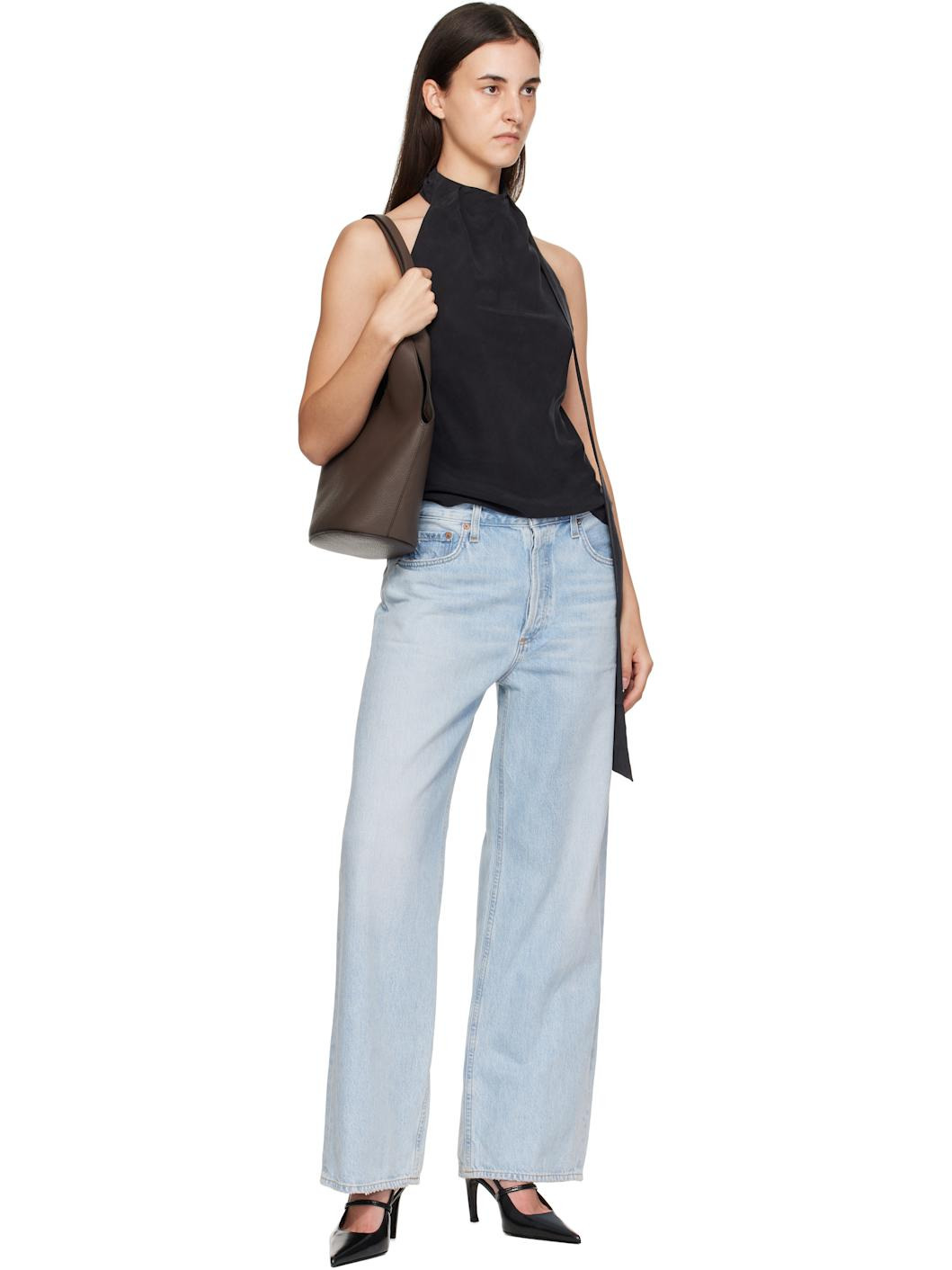 SSENSE Exclusive Brown Phantom Bucket Tote - 4