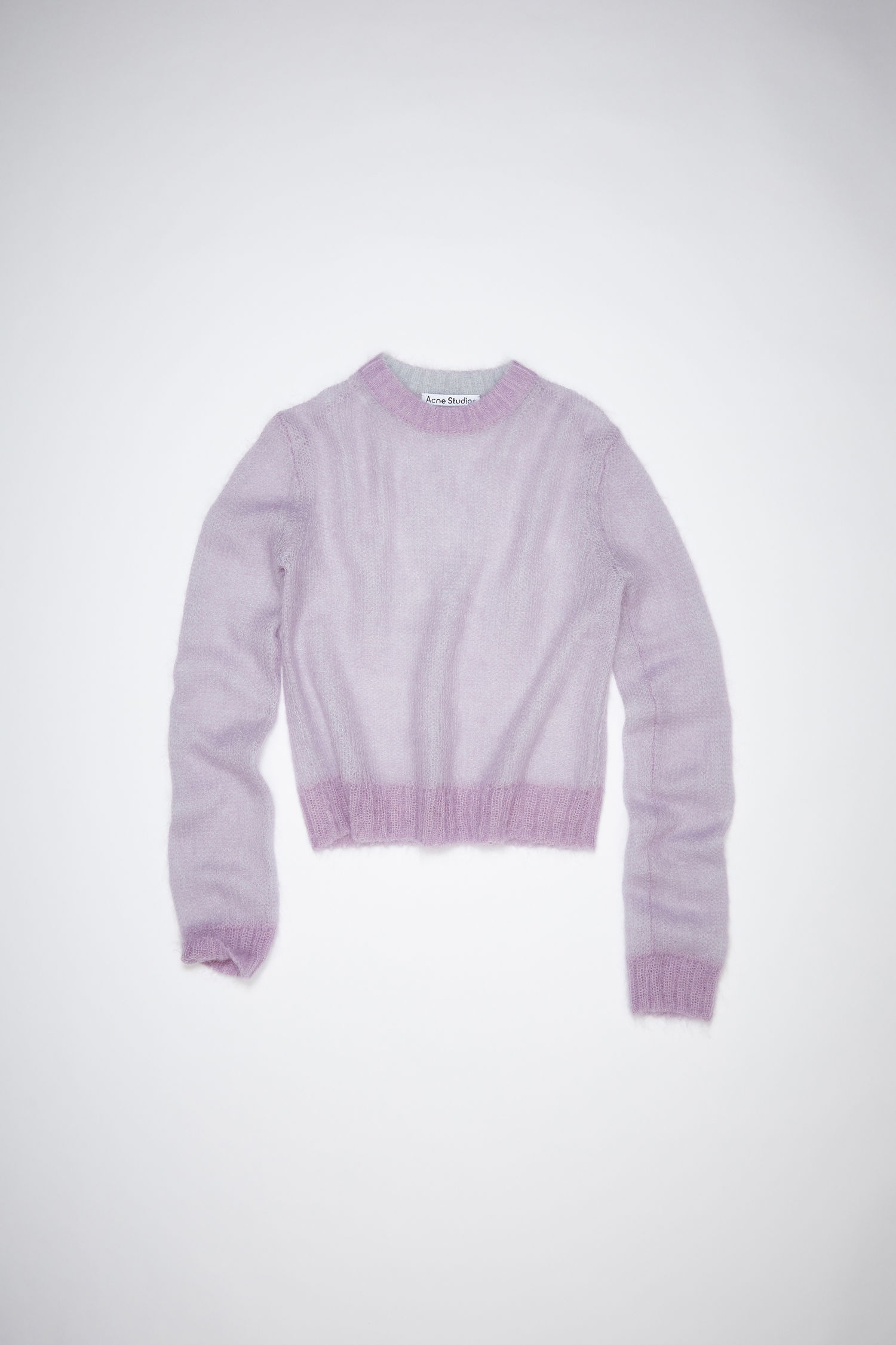 Crew neck sweater - Lilac purple - 1