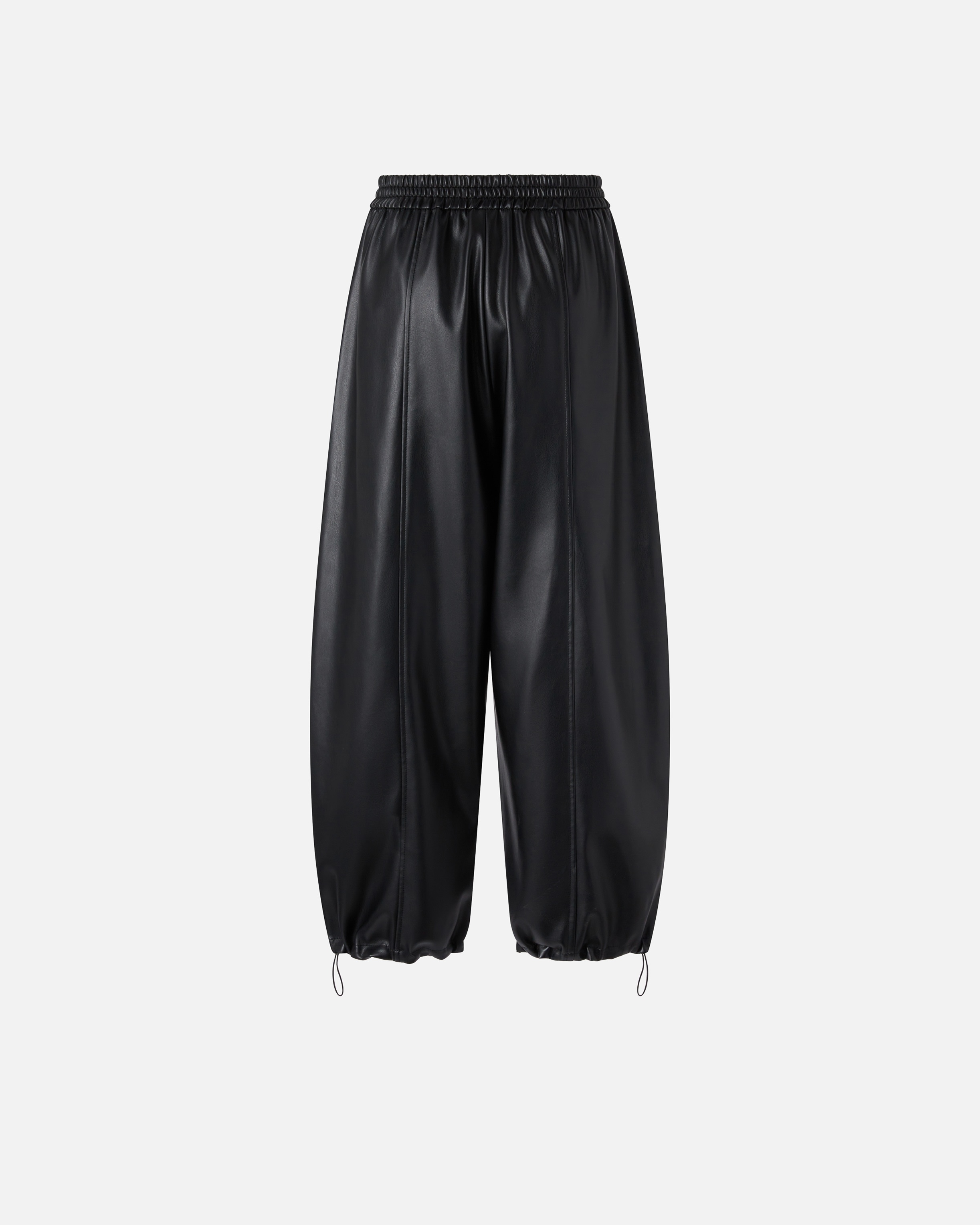 FAUX LEATHER BALLOON TROUSERS - 6