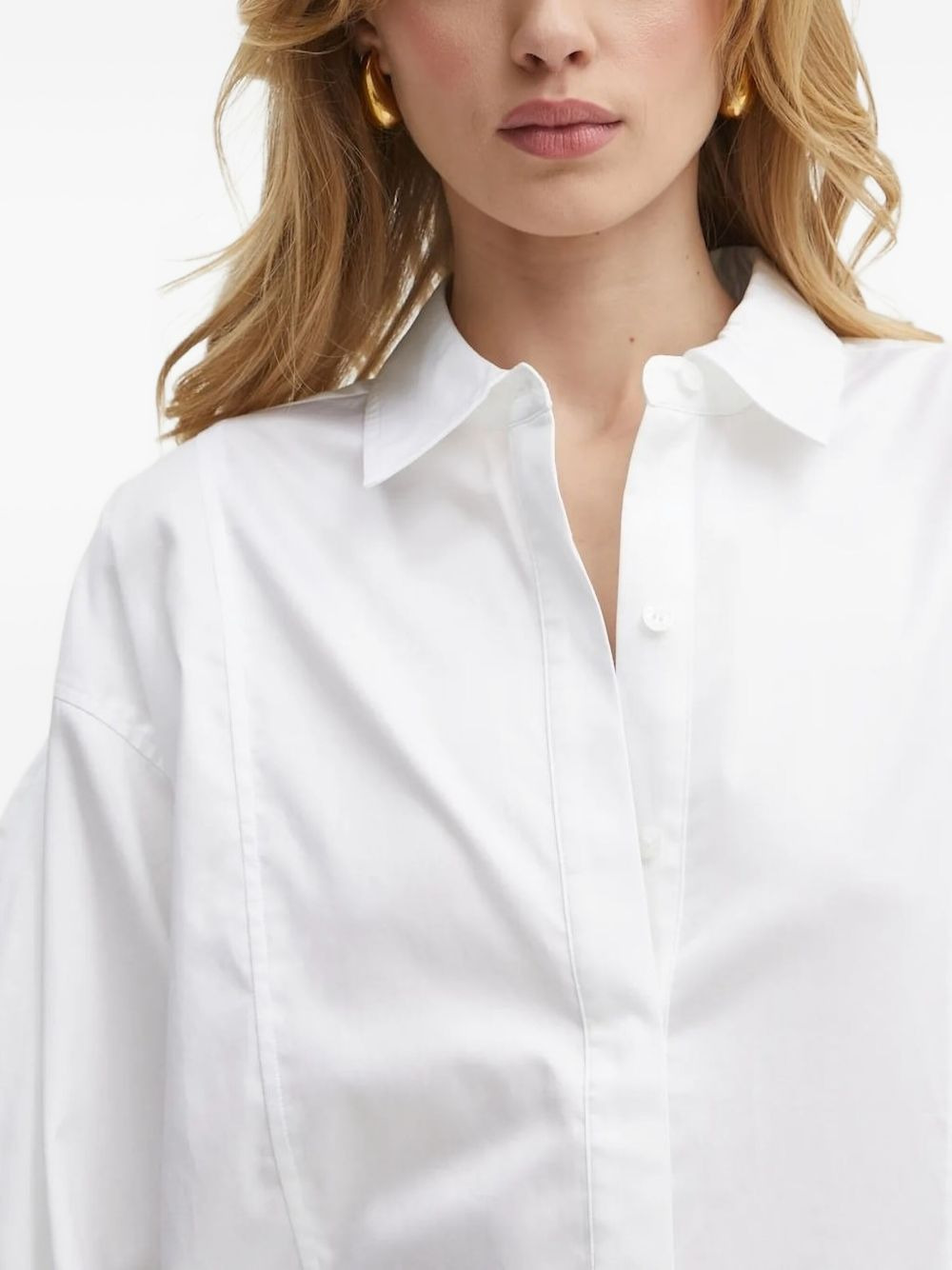 balloon-sleeve shirt - 3