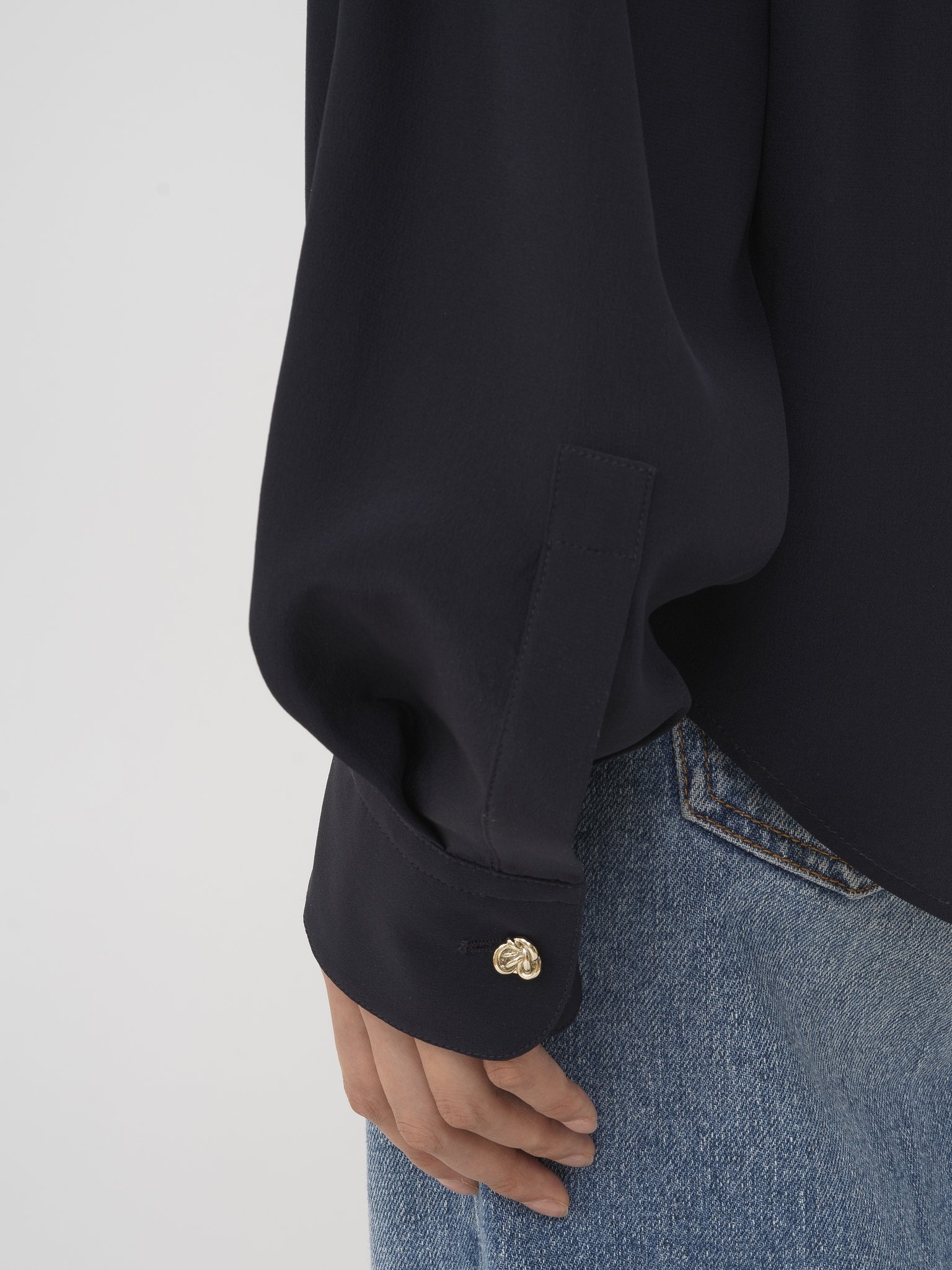 EMBELLISHED OFFICER BLOUSE - 7