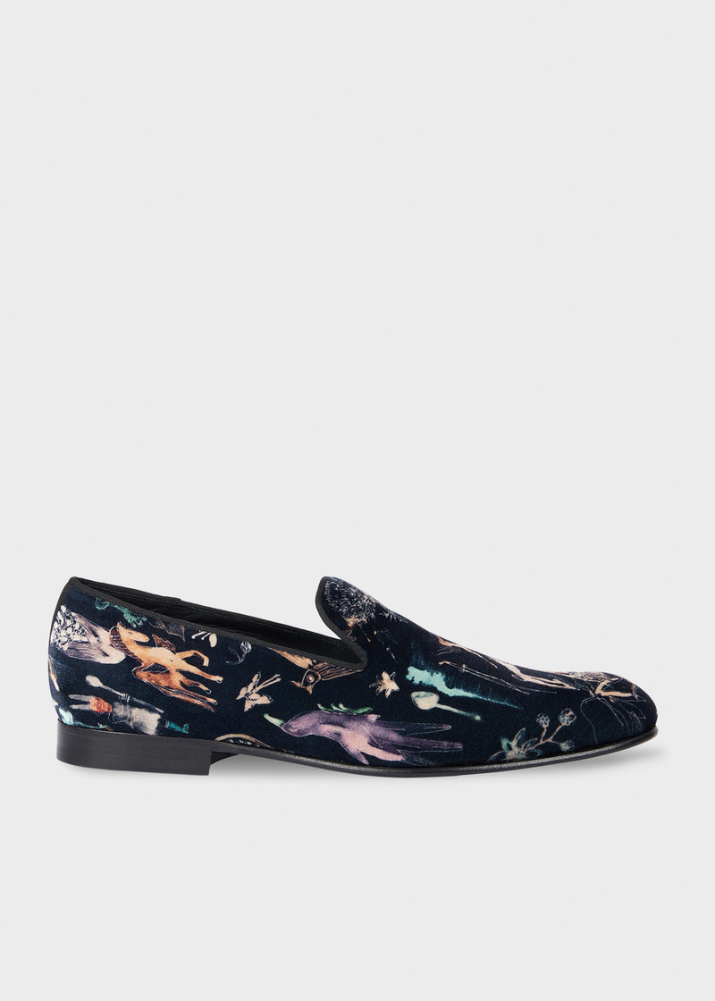 Navy 'Little Beasts' 'Rudyard' Loafers 1
