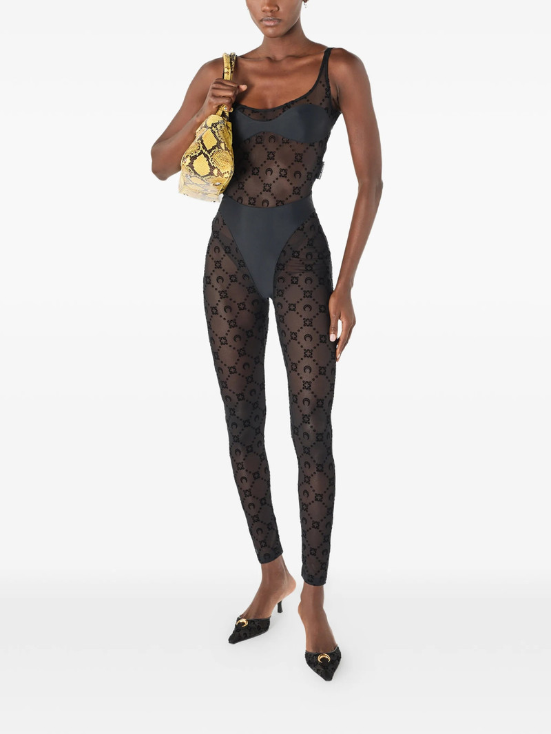 Marine Serre Moonogram Mesh Catsuit 4