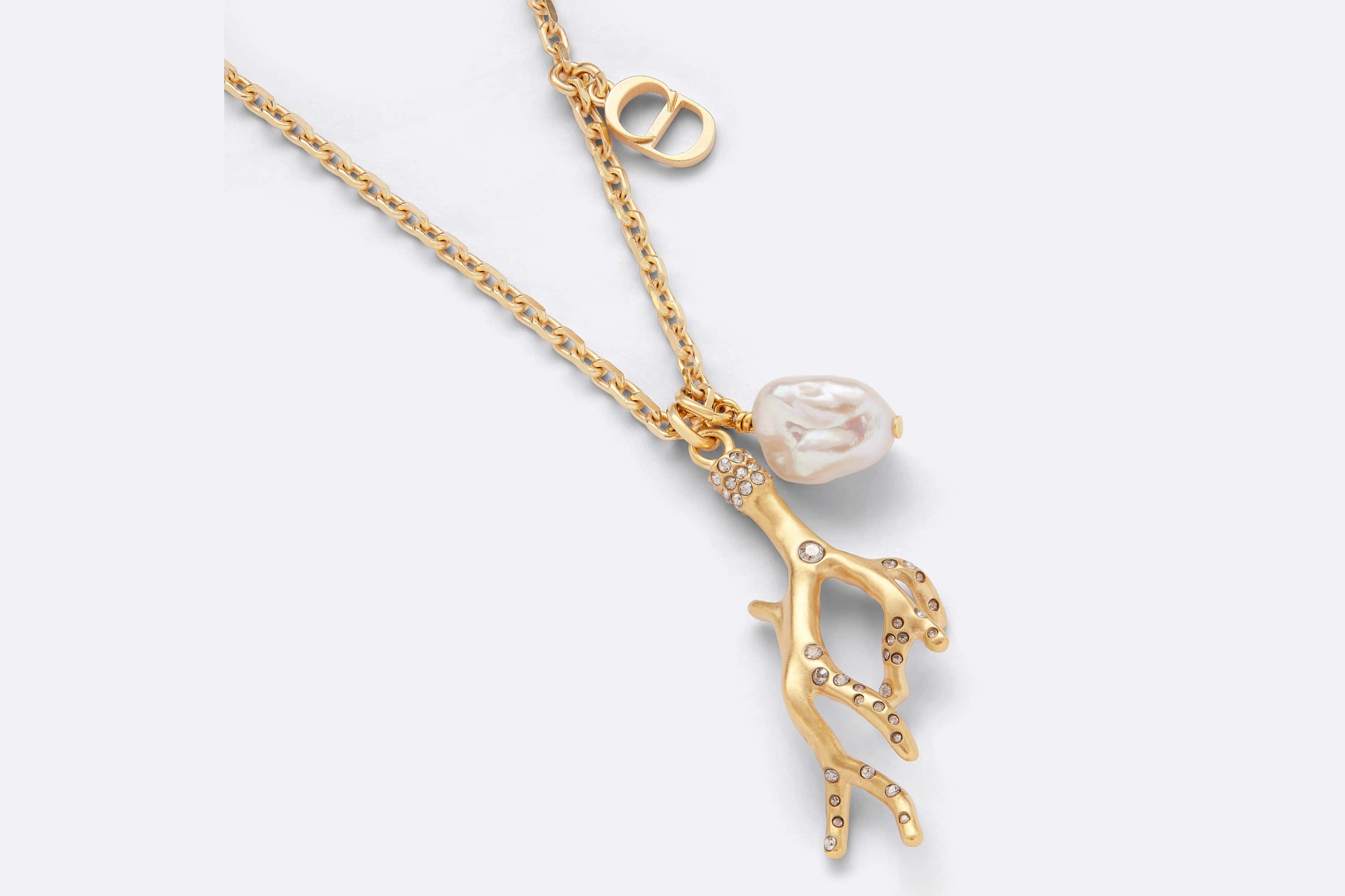 Coral Pendant Necklace - 3