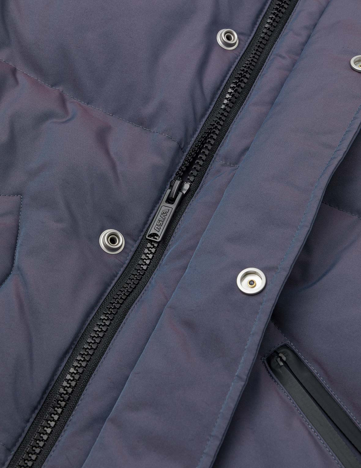 Inserted Daicock Embroidery Regular Fit Down Jacket - 8