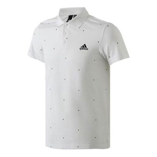 adidas Sports Stylish Short Sleeve Polo Shirt White DY3426 - 1