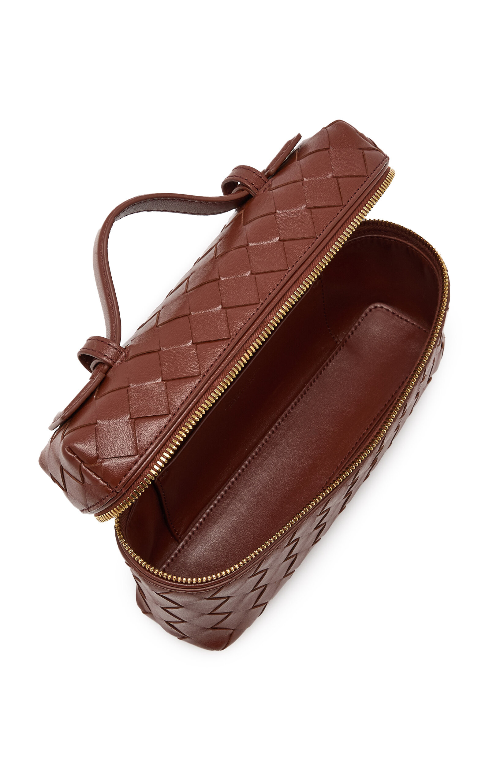 Bang Bang Intrecciato Leather Vanity Case brown - 7