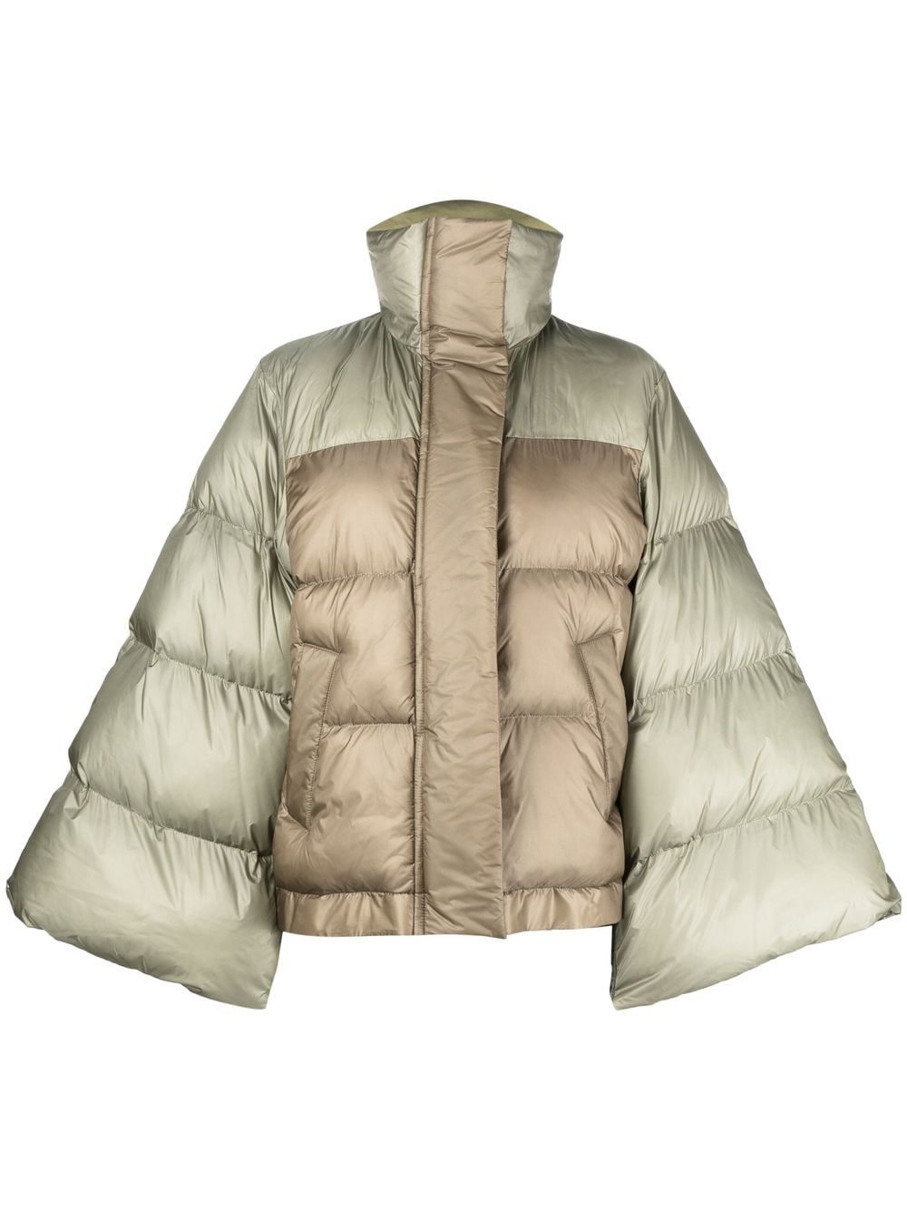 bell sleeves puffer jacket - 2
