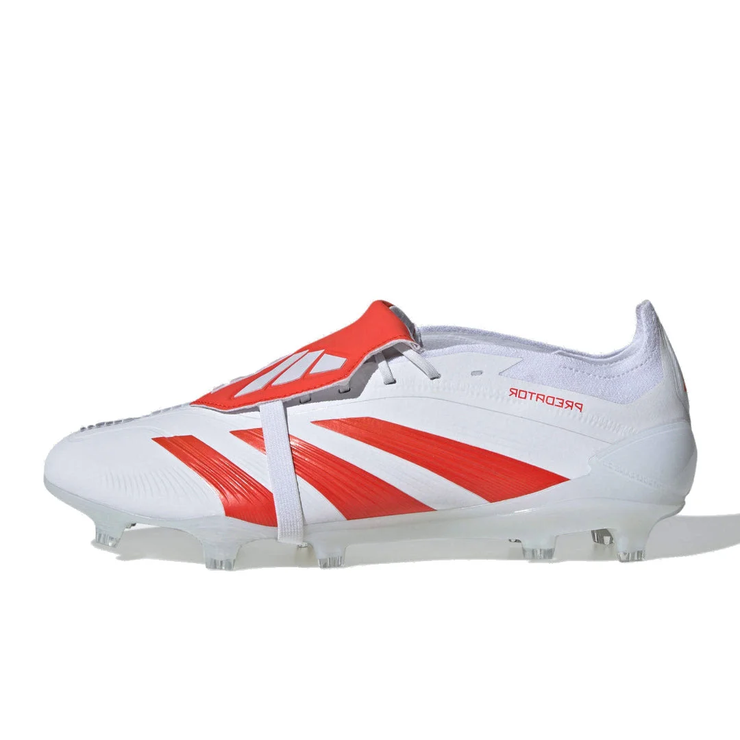 adidas Predator Elite Fold-Over Tongue Firm Ground Boots 'White Orange' JI3372 - 1