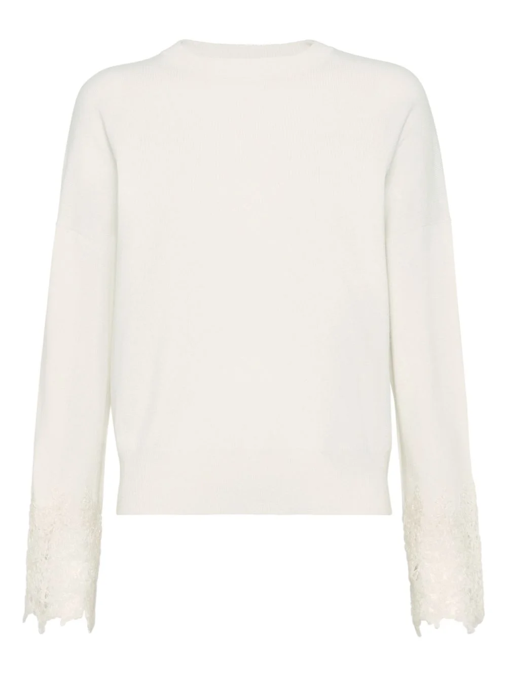 lace-cuffs sweater - 1
