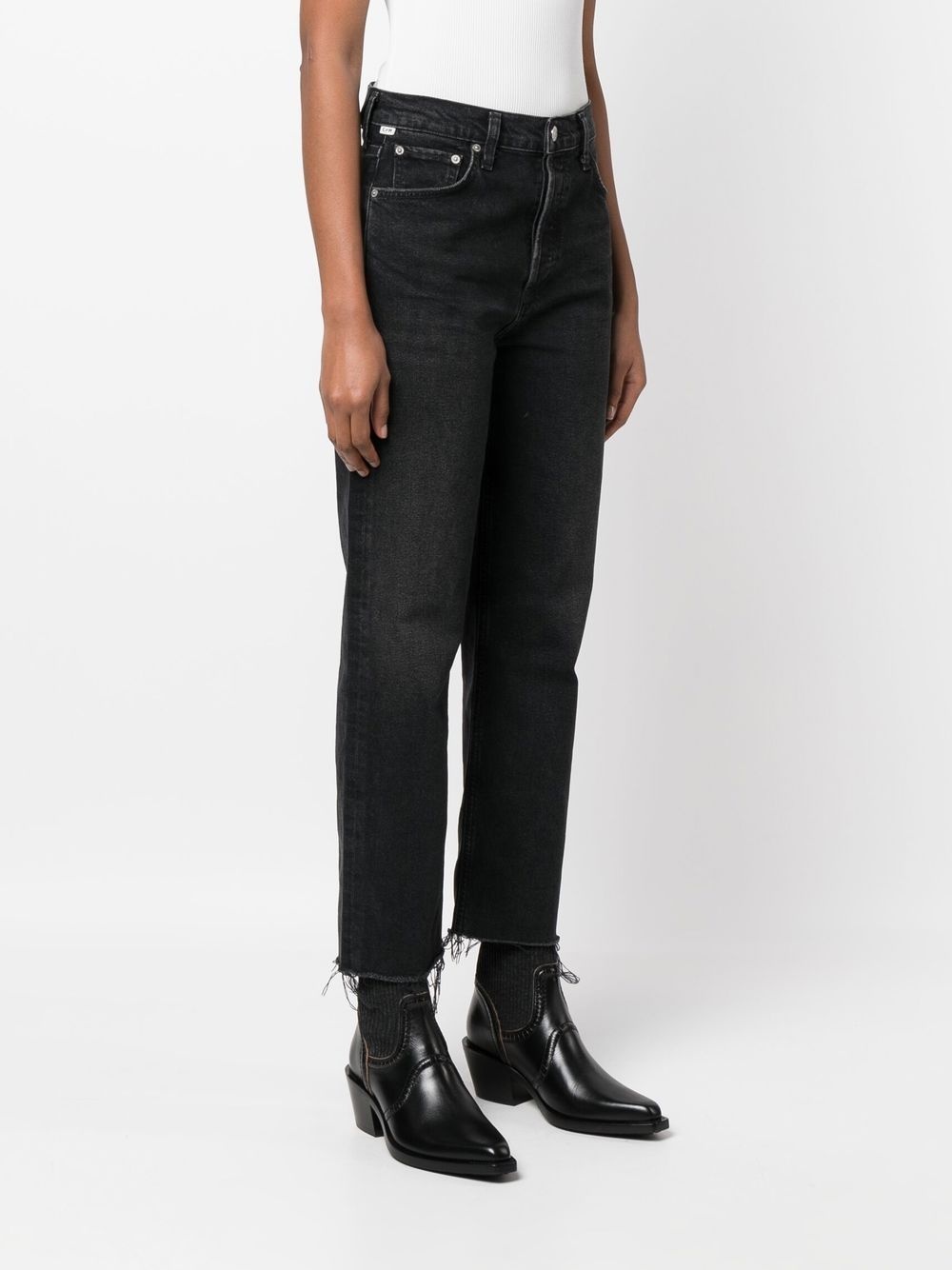 Florence cropped straight-leg jeans - 3