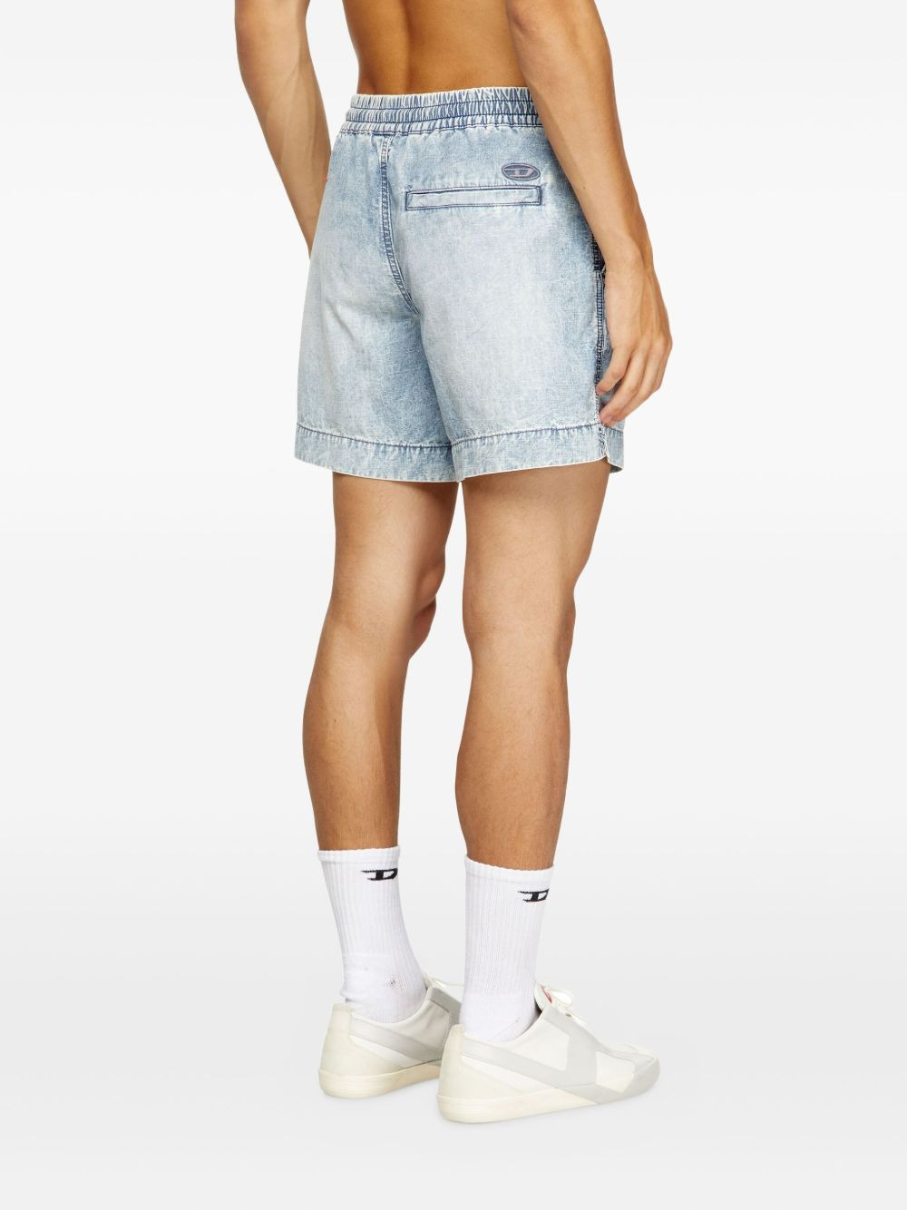 D-Tenni-S elasticated denim shorts - 4