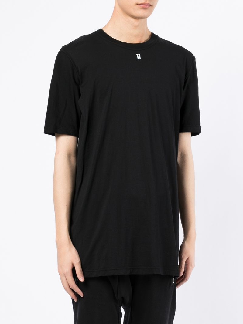 logo tag cotton T-shirt - 5