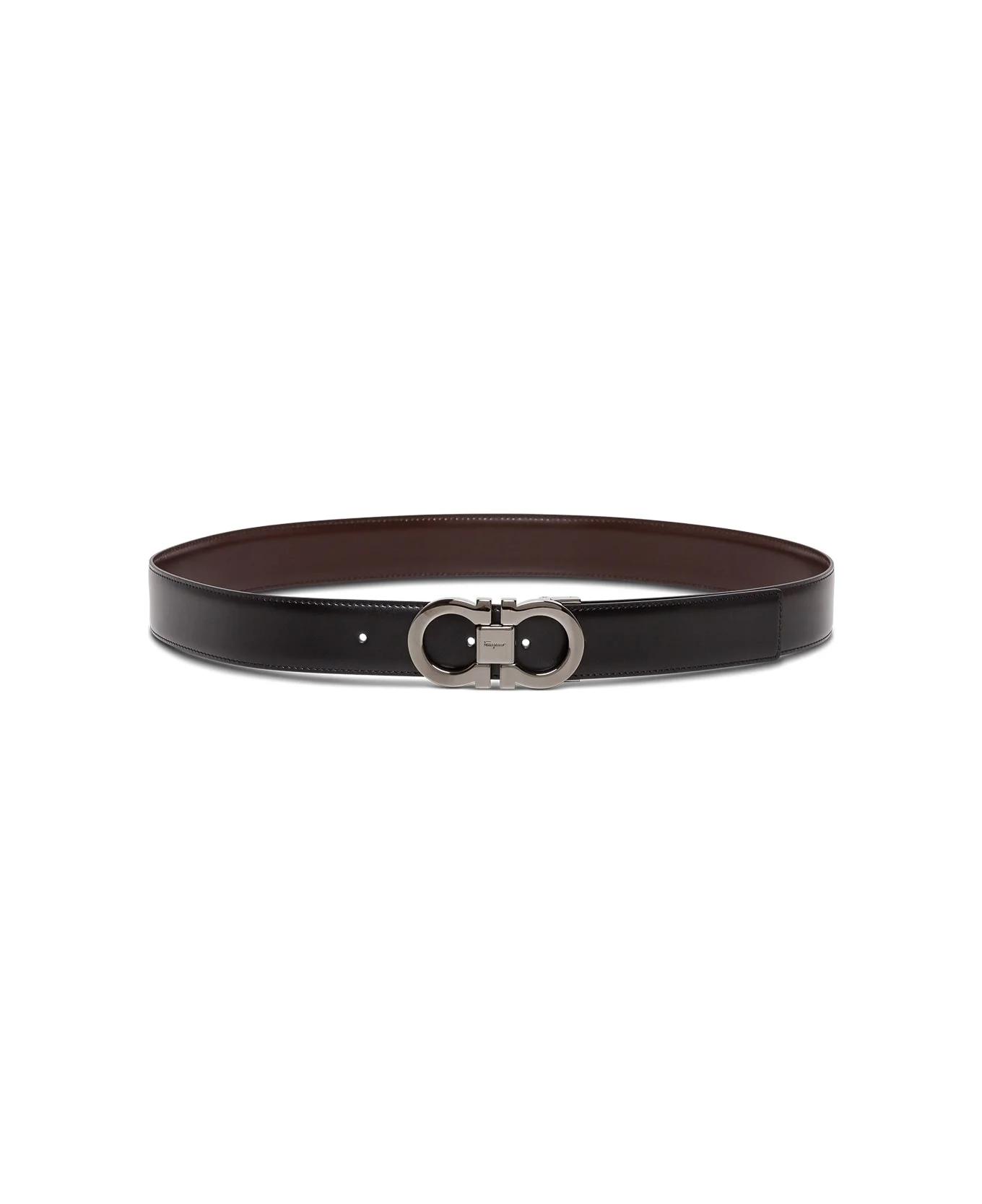Black Double Hook Reversible Belt Man - 1