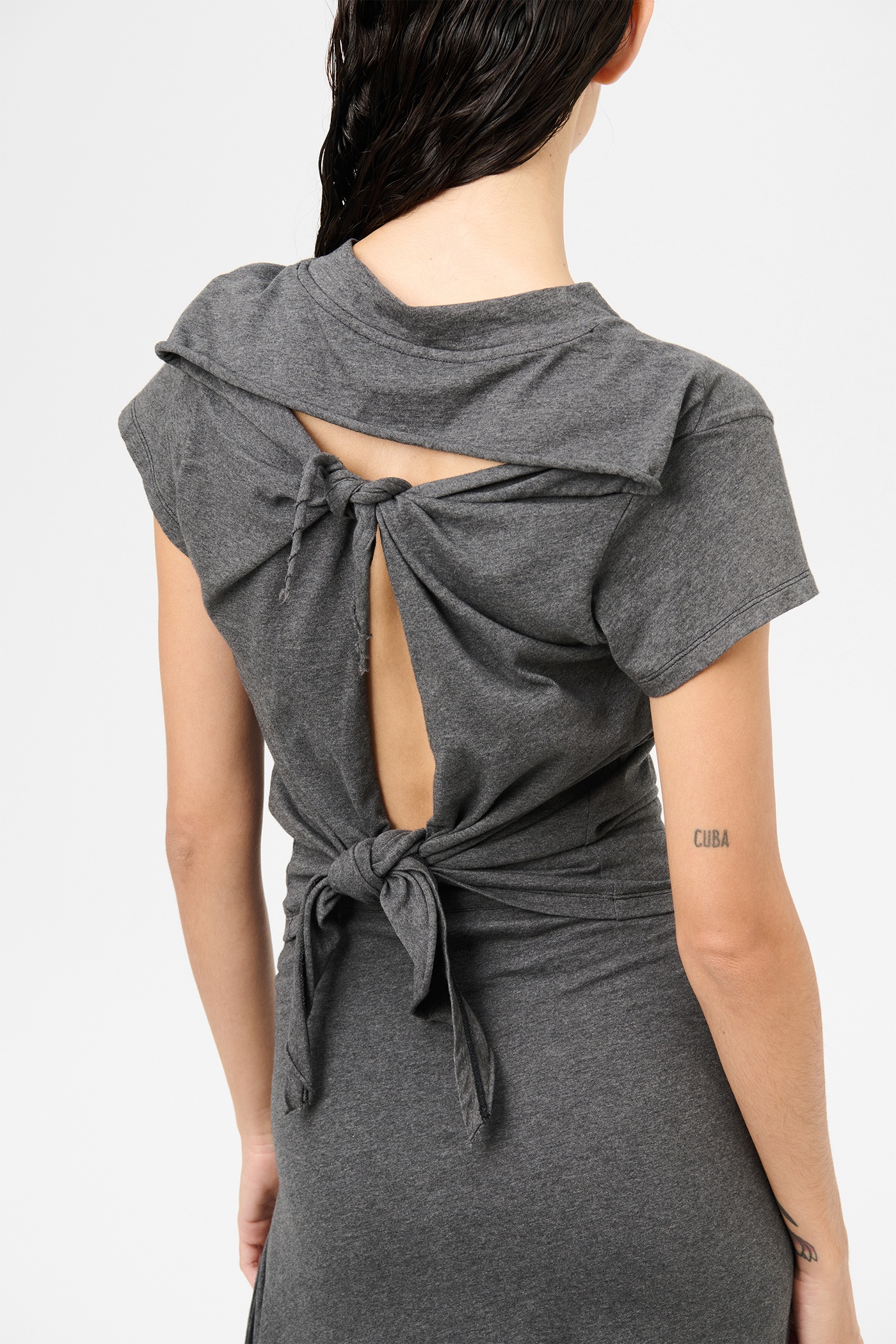 Life Vest T-shirt Dark Grey Melange Jersey - 6