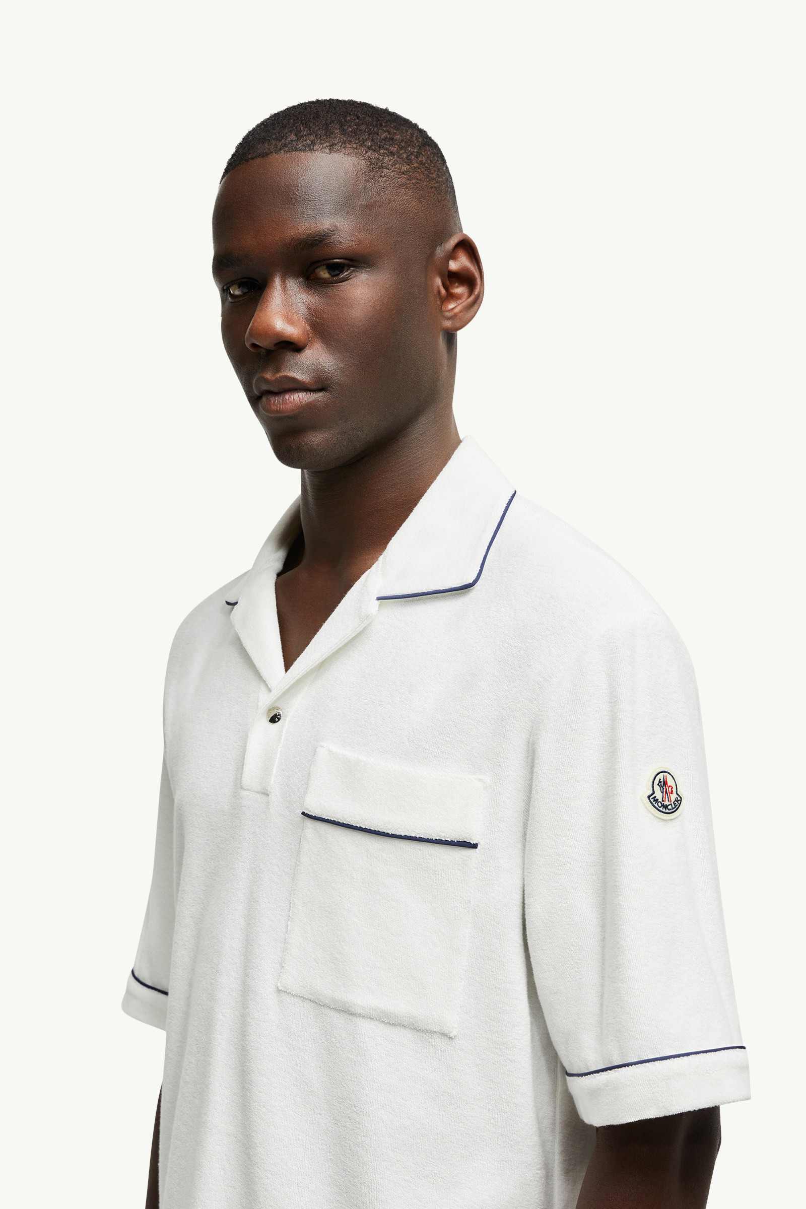 Cotton Terry Cloth Polo Shirt - 4