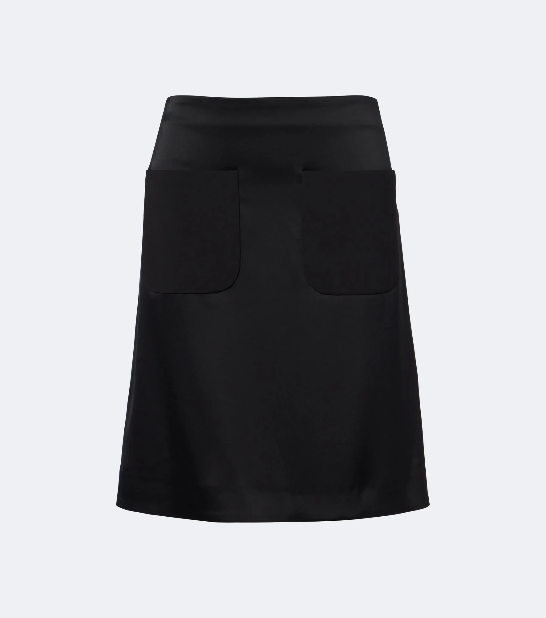 Satin pencil skirt - 1