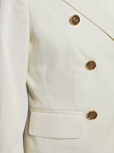 Etro DOUBLE-BREASTED JACKET WITH PEGASO BUTTONS outlook