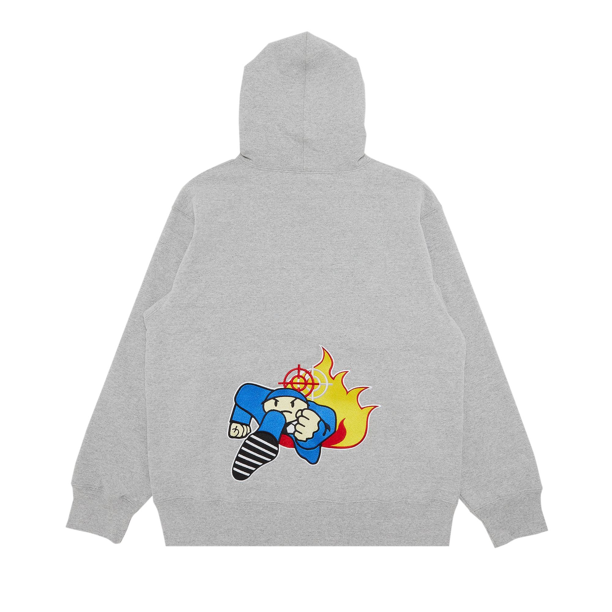 Supreme Crown Hooded Sweatshirt Heather Grey