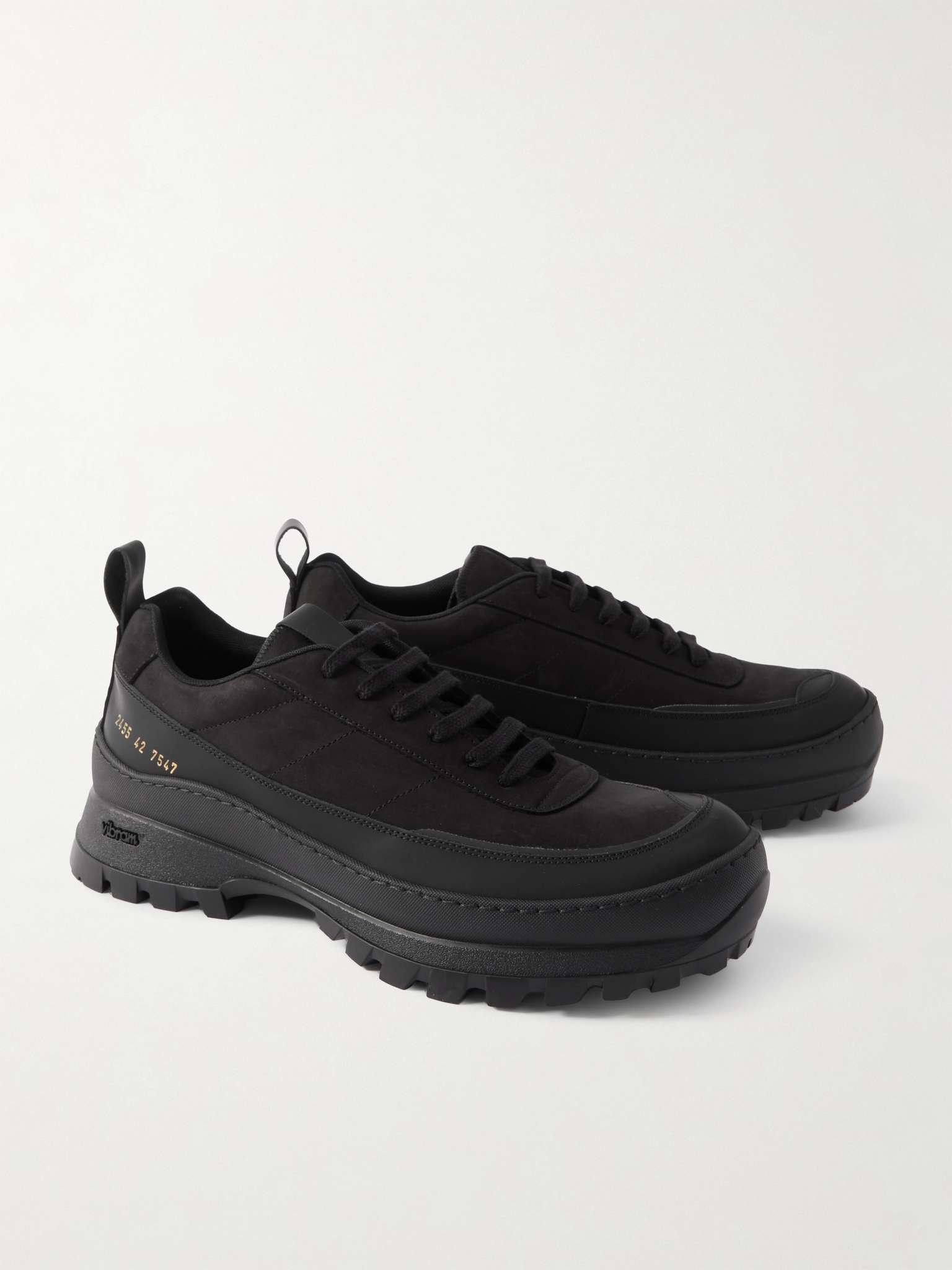 Track Hiker Rubber-Trimmed Suede Sneakers - 4