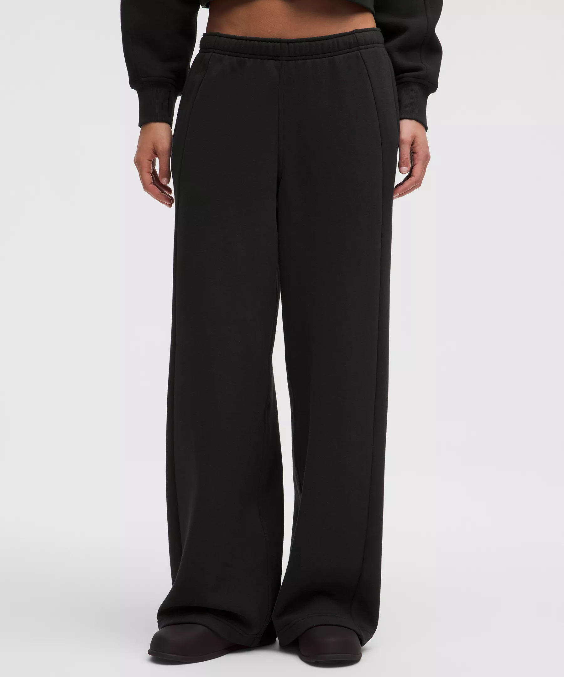 Scuba Mid-Rise Wide-Leg Pant Gathered Waistband *Regular - 2