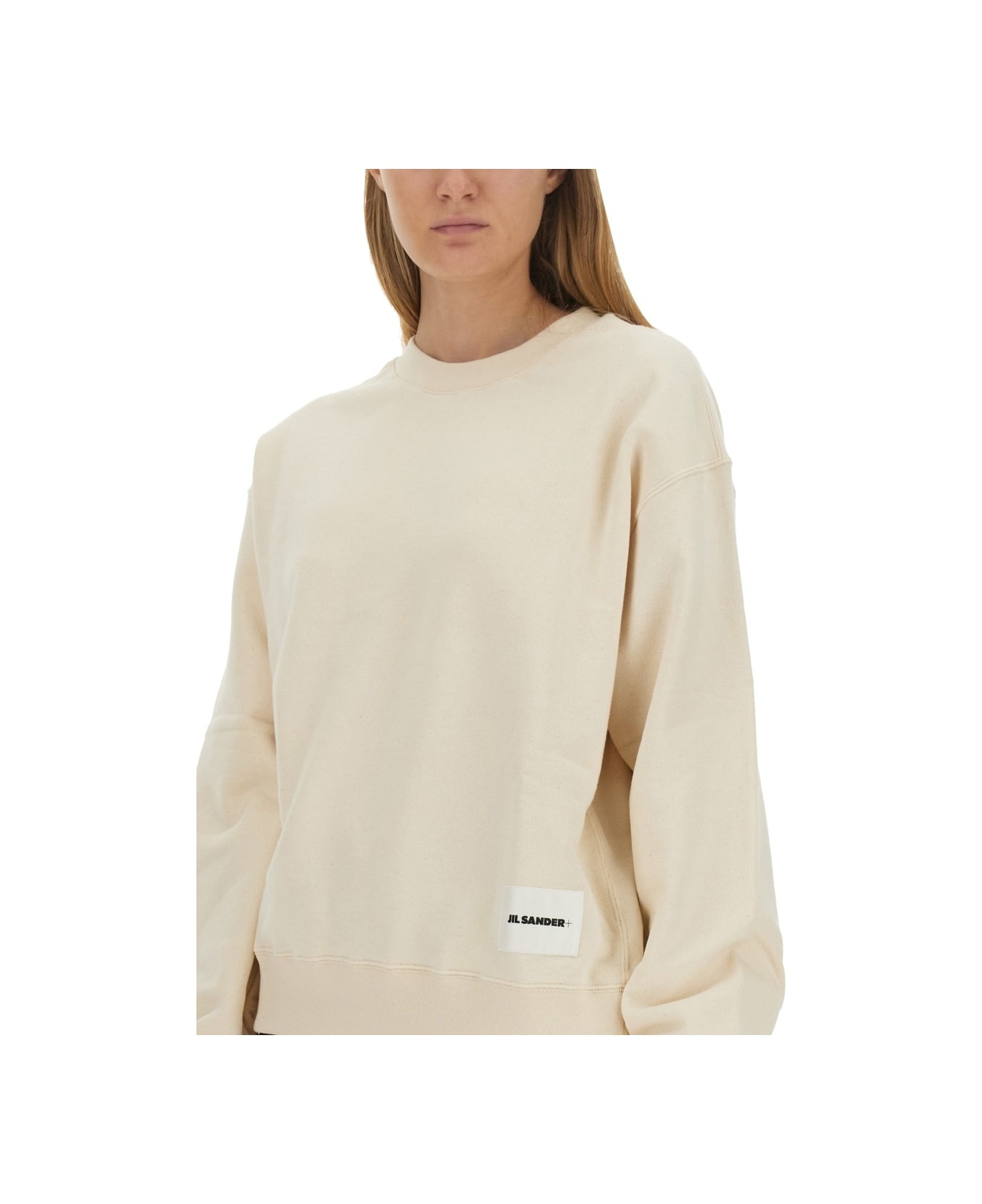 Jil Sander Sweatshirt With Logo Patch | italist | REVERSIBLE