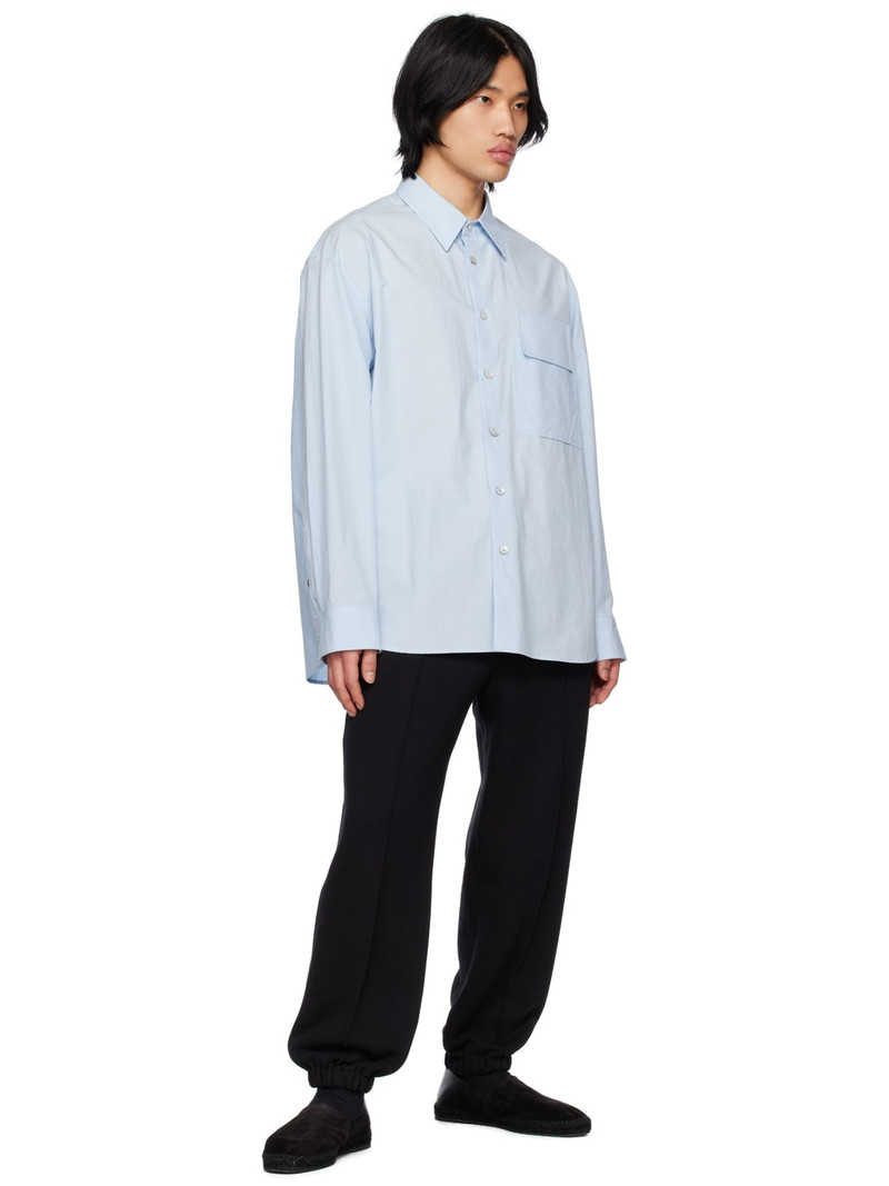 SOLID HOMME Blue Pocket Shirt outlook