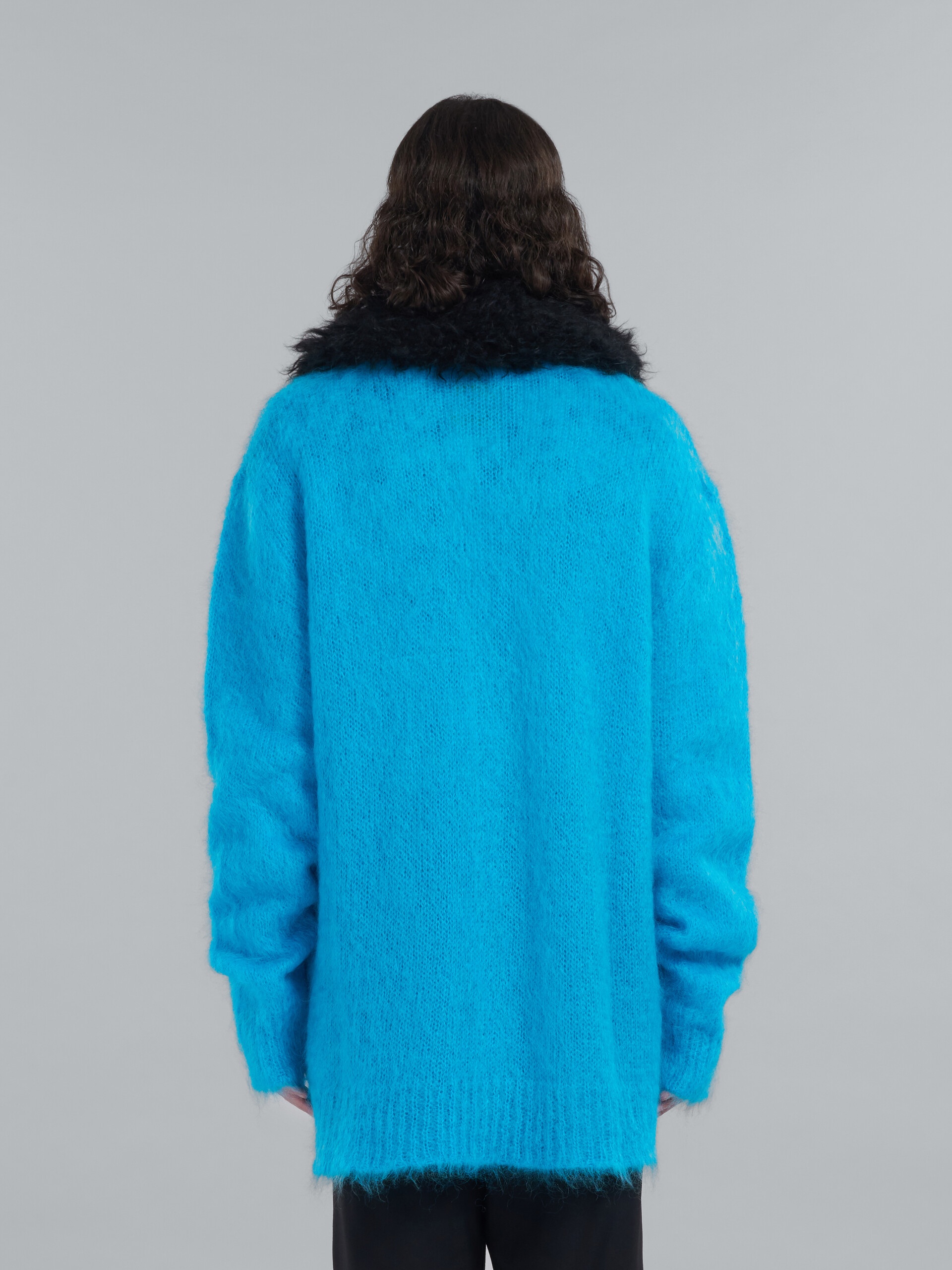 MOHAIR AND WOOL CARDIGAN - 3