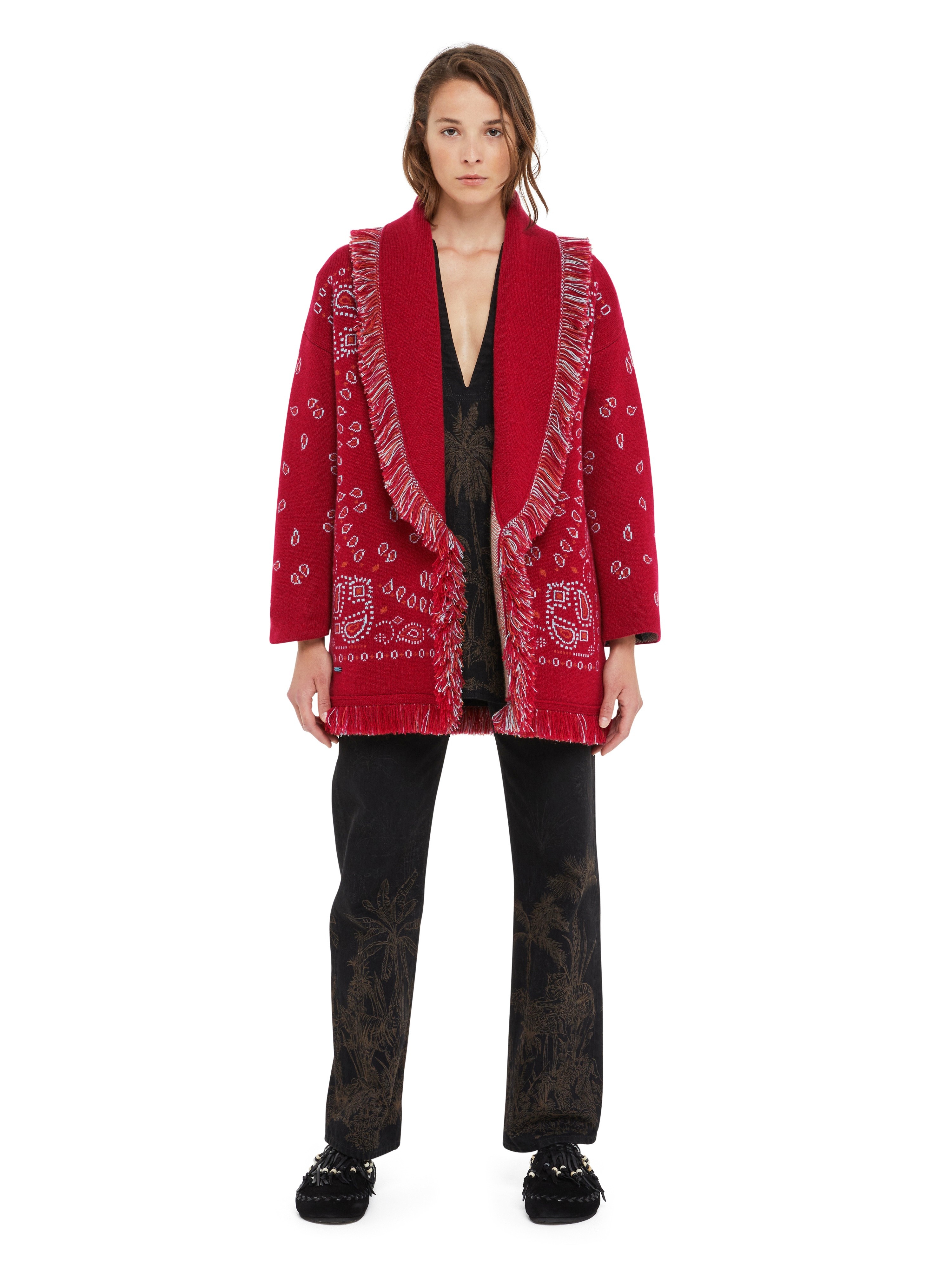 Bandana Jacquard Cardigan - 2
