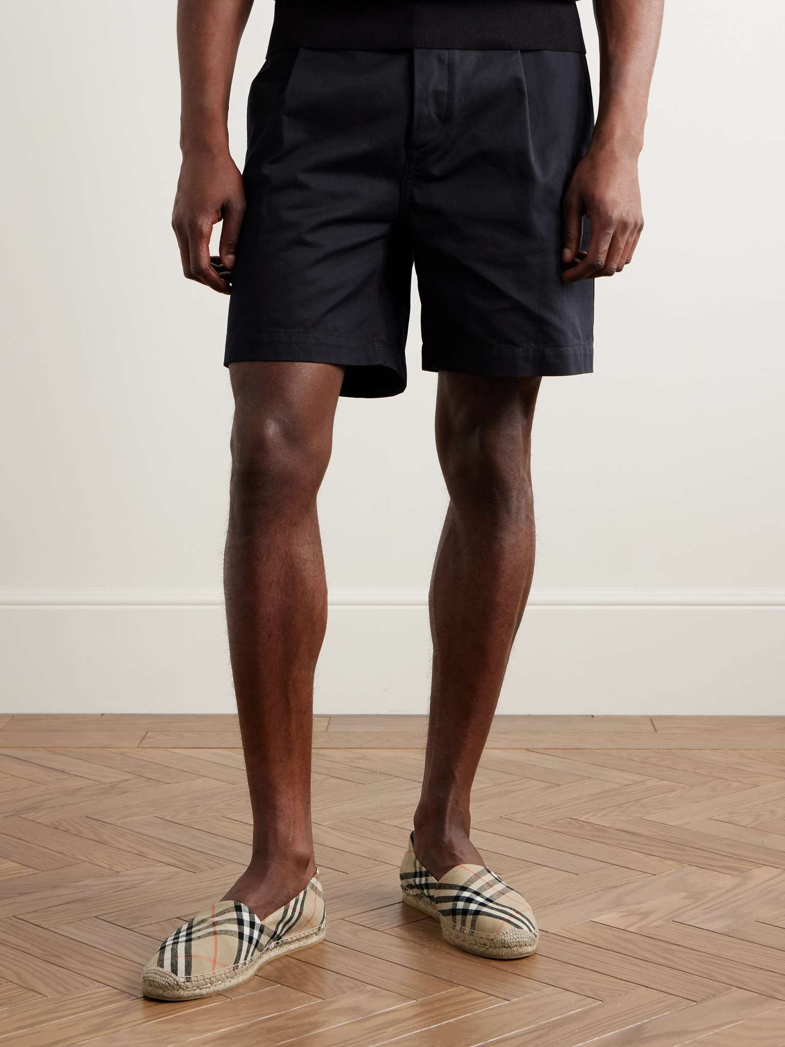 Checked Linen-Blend Canvas Espadrilles - 2