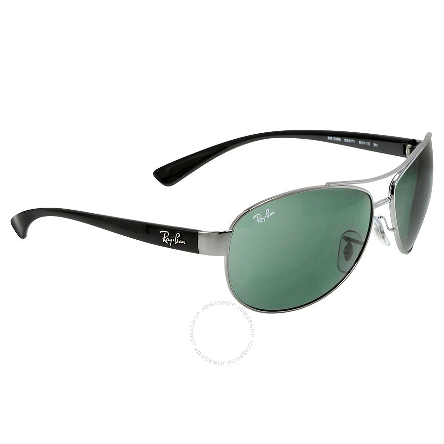 Ray Ban Green Aviator Men's Sunglasses RB3386 004/71 63 - 2