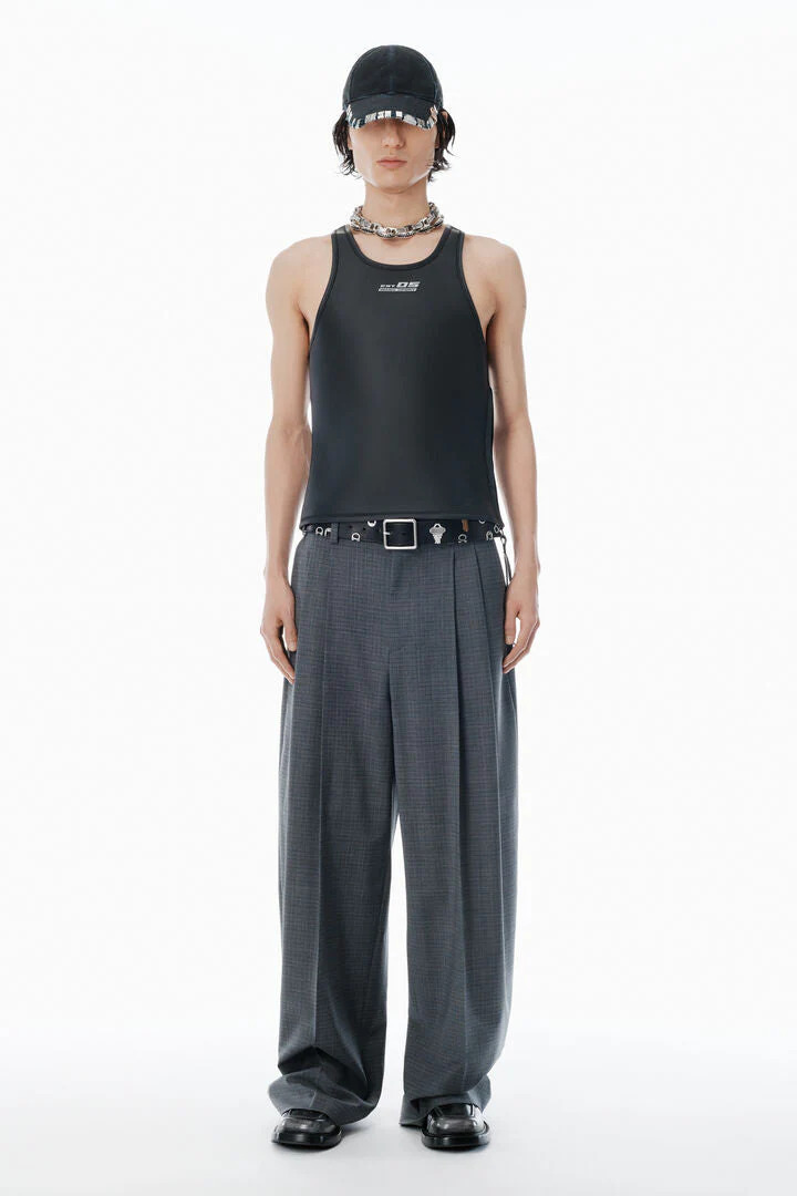 Wool-Blend Tailored Pants - 2
