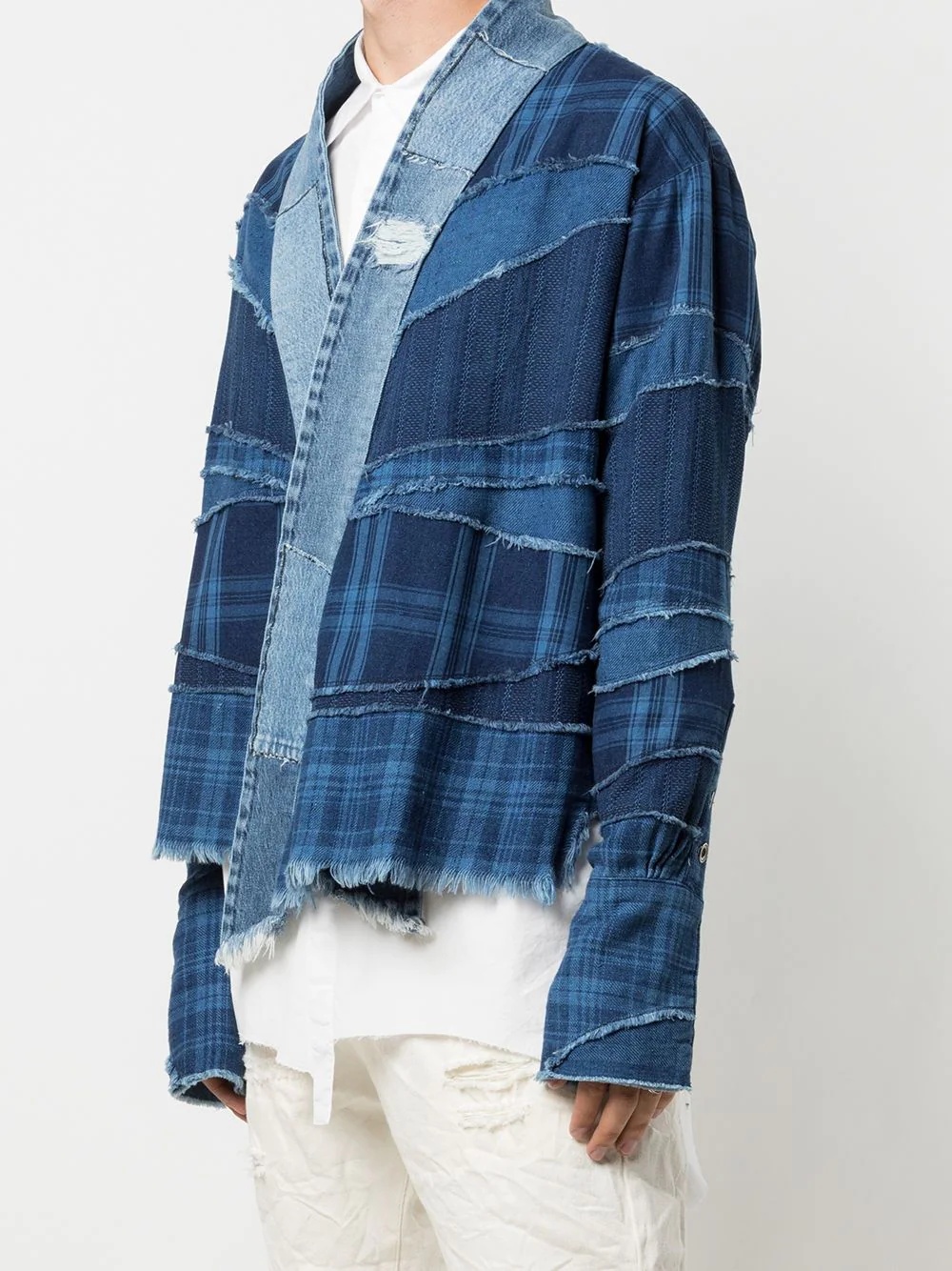 patchwork denim jacket - 3