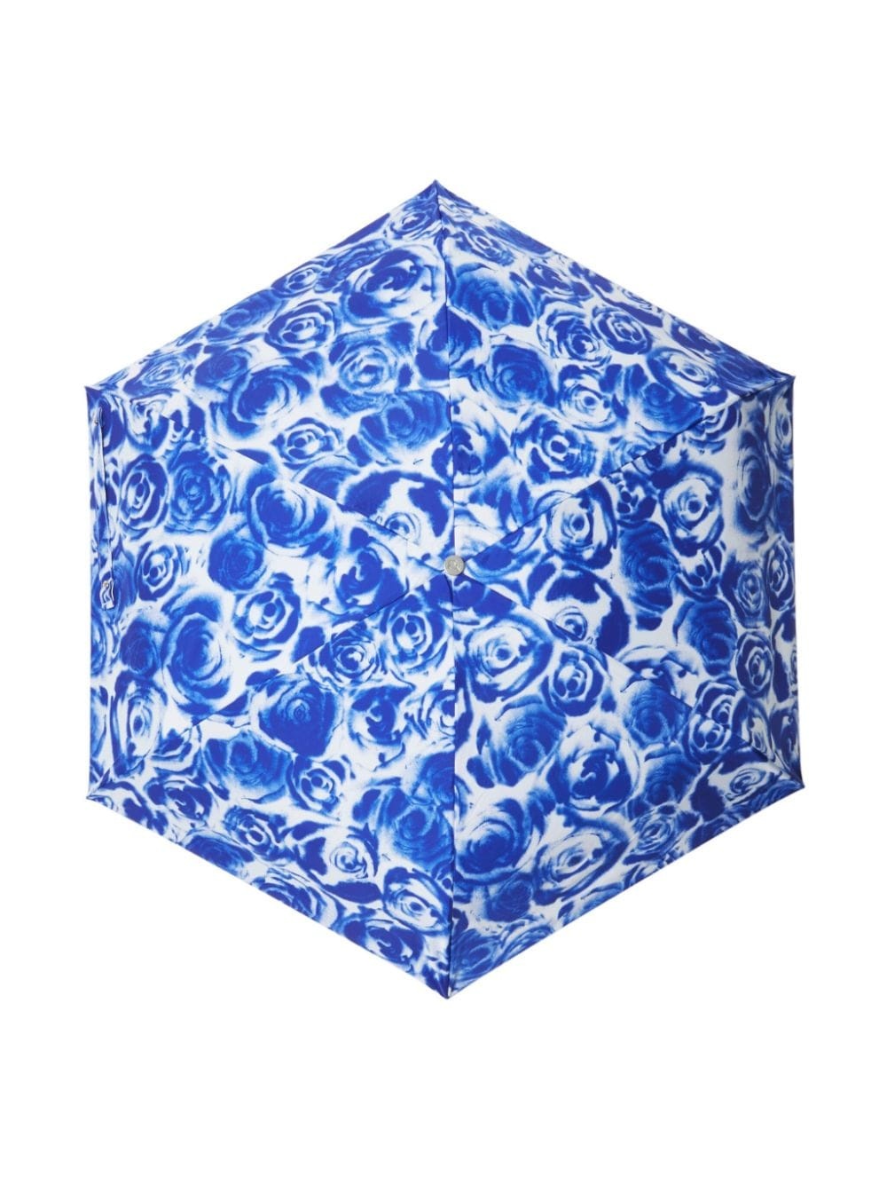 Rose-print folding umbrella - 2