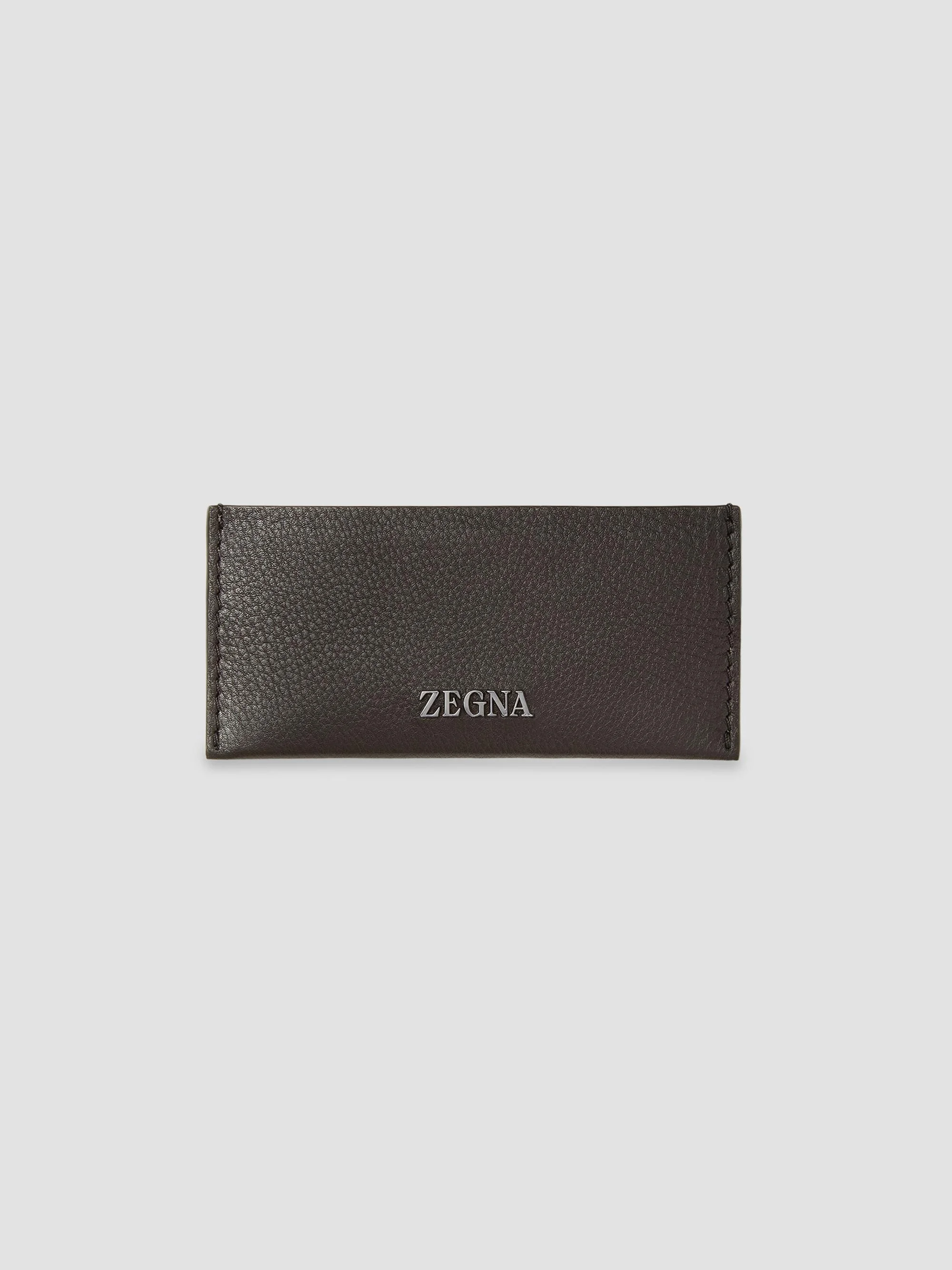 Men's Secondskin Card Case - Dark Brown - 1