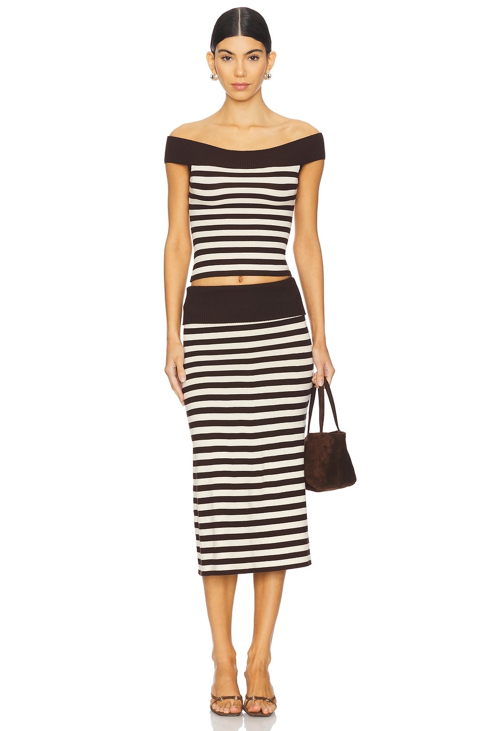 X Bella Hadid Tucker Midi Skirt - 5