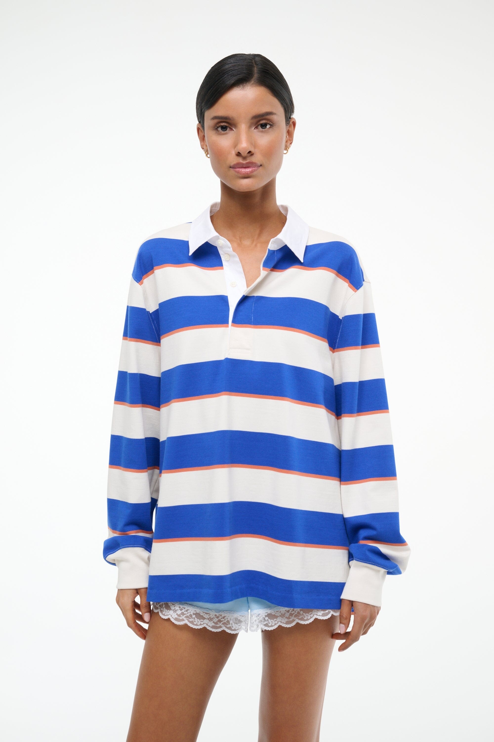 STAUD GAVIN SHIRT YACHT RUGBY STRIPE - 3