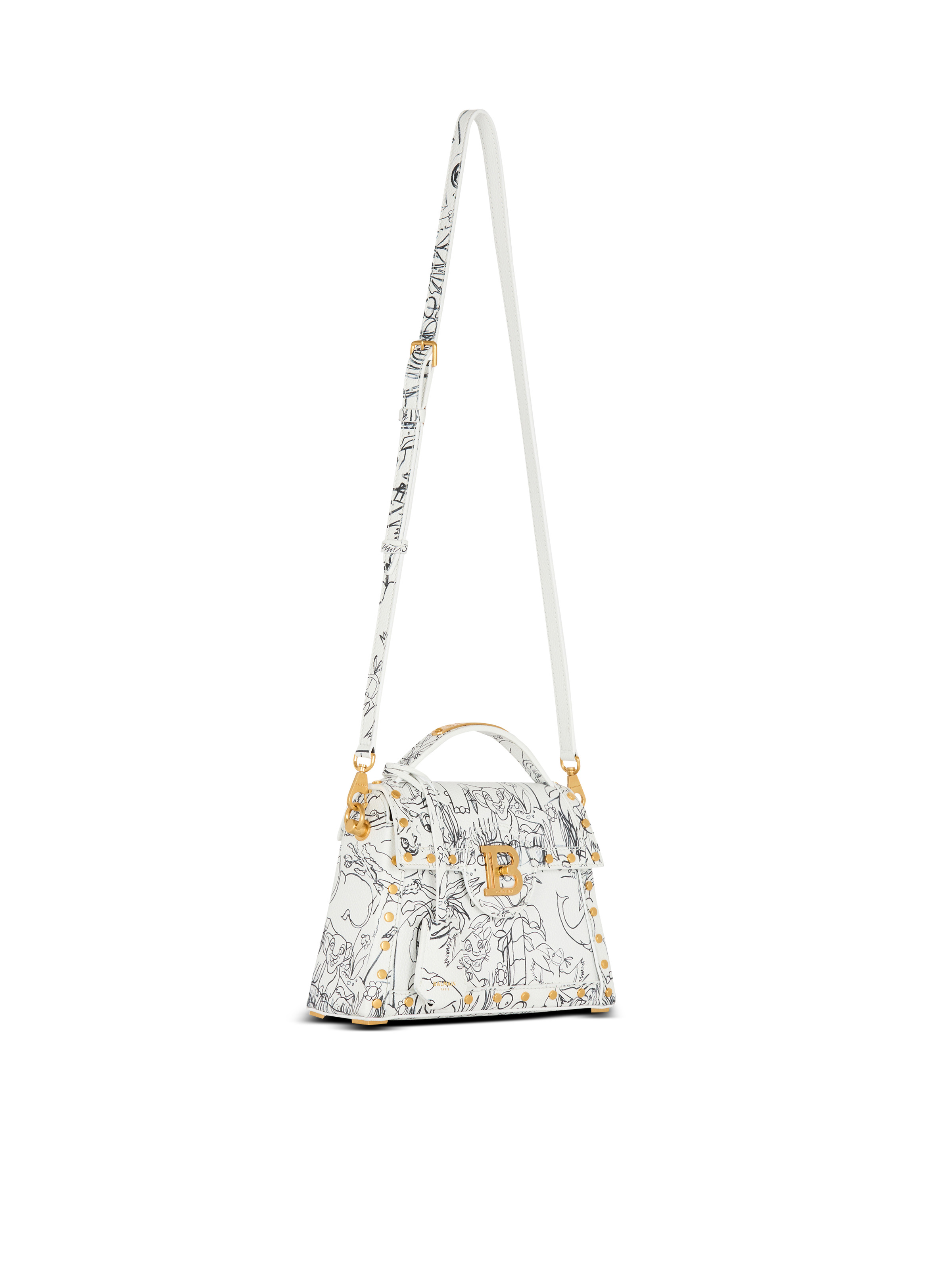 Disney x Balmain: The Lion King - B-Buzz Dynasty bag in Enfant Précoce print - 3