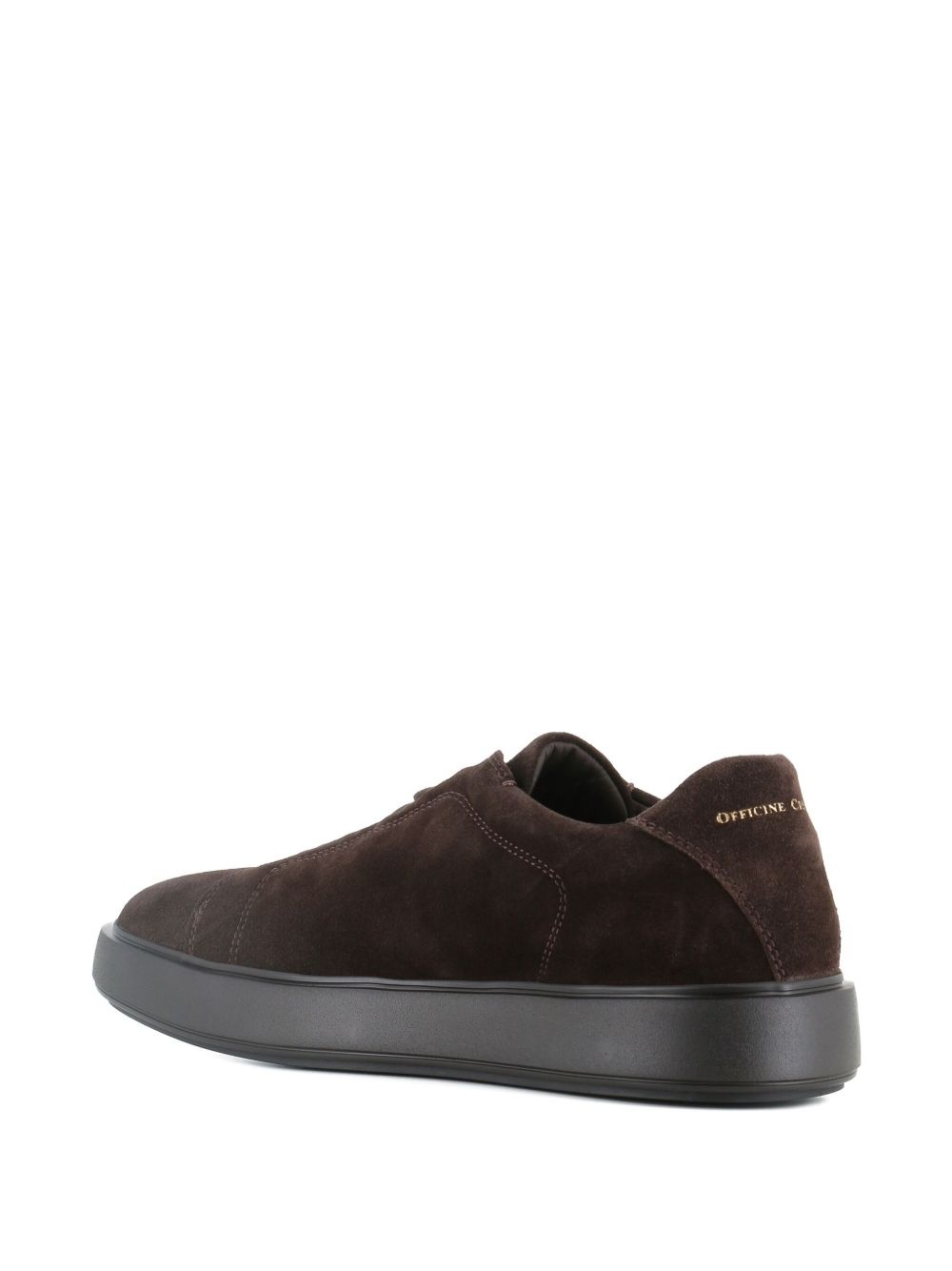 suede lace-up sneakers - 3
