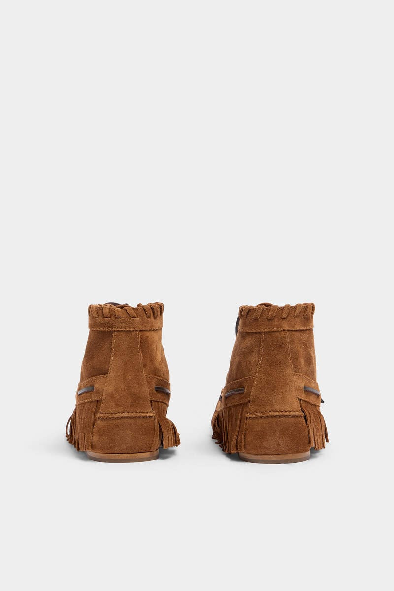 BRAIDS & BEADS LACE-UP ANKLE BOOTS 3