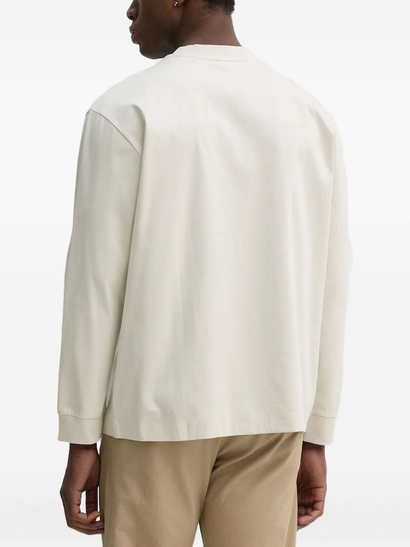 BOSS long-sleeve crew-neck T-shirt outlook