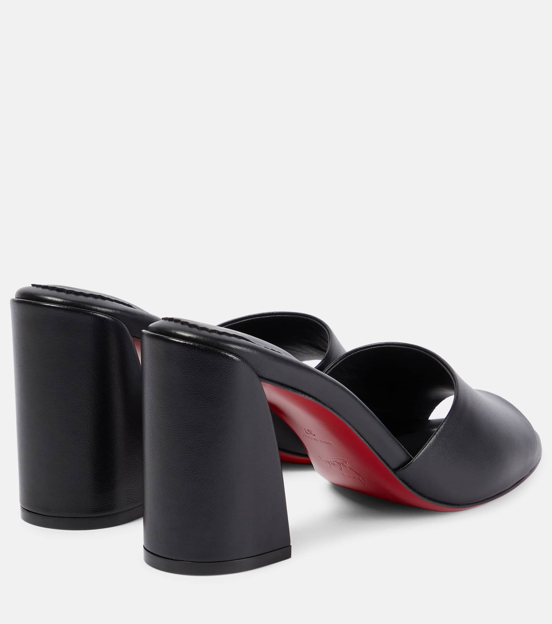 Jane leather mules - 3
