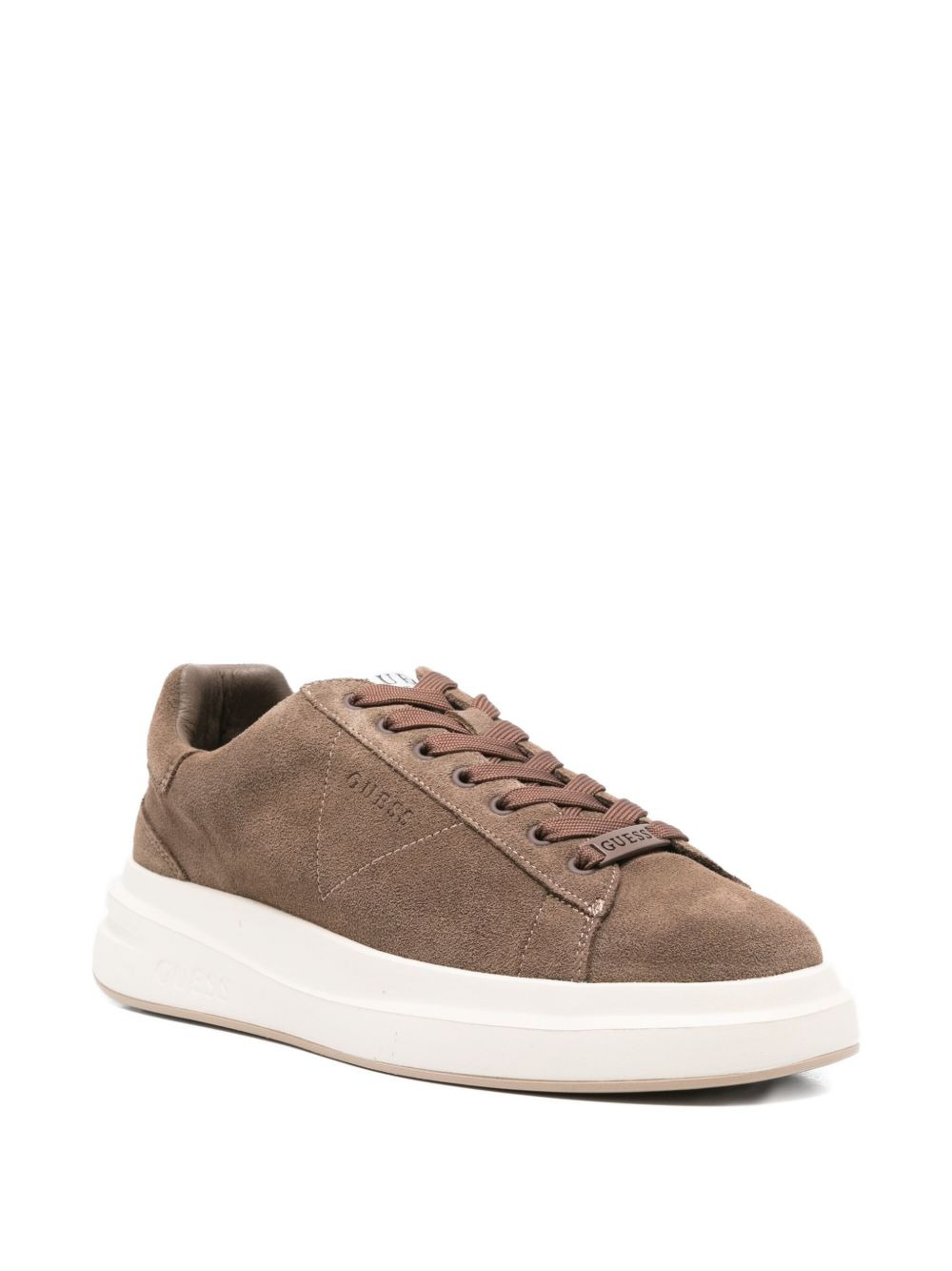 suede platform sneakers - 2