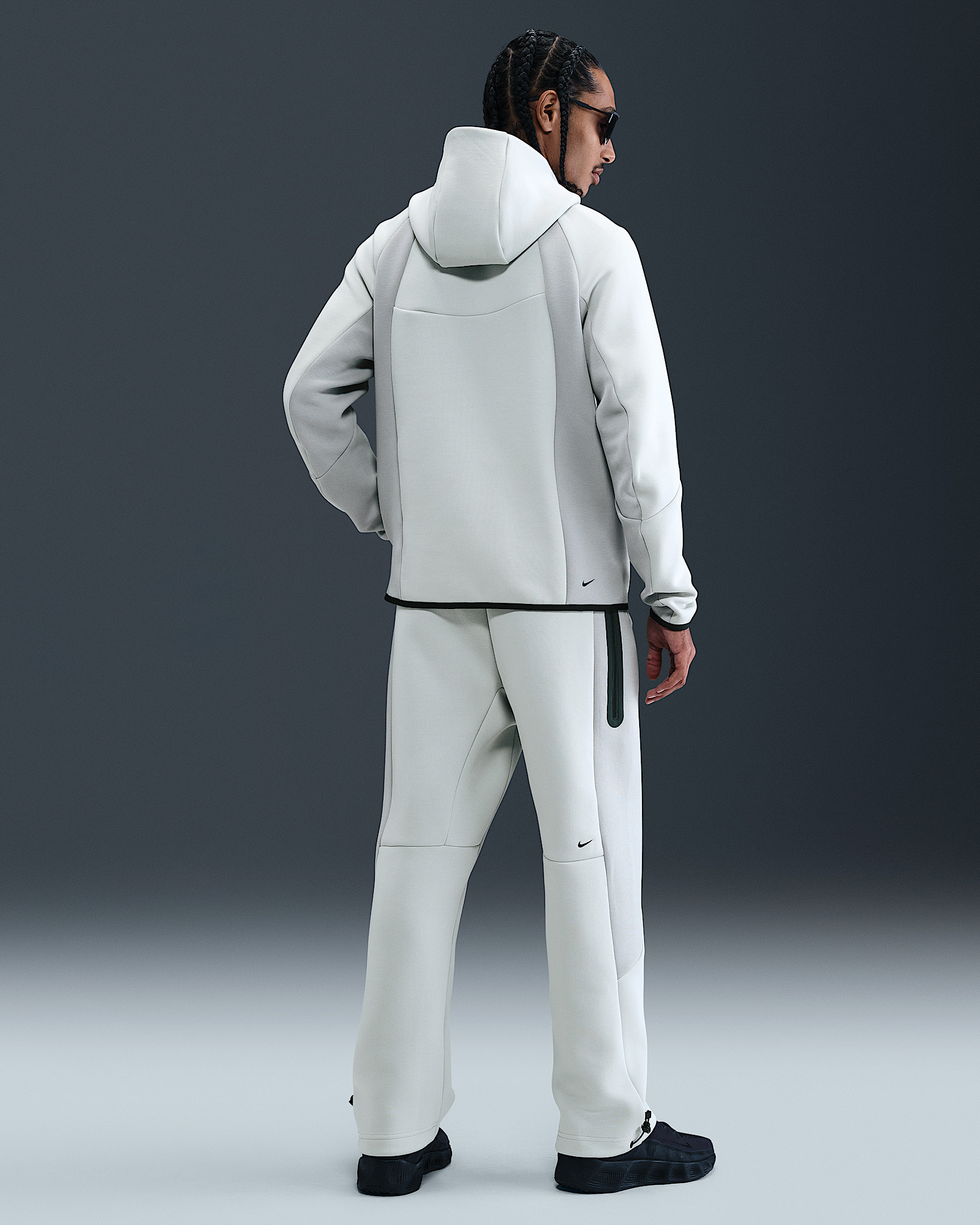 Nike Tech Men's Color-Block Full-Zip Fleece Windrunner Jacket - 5